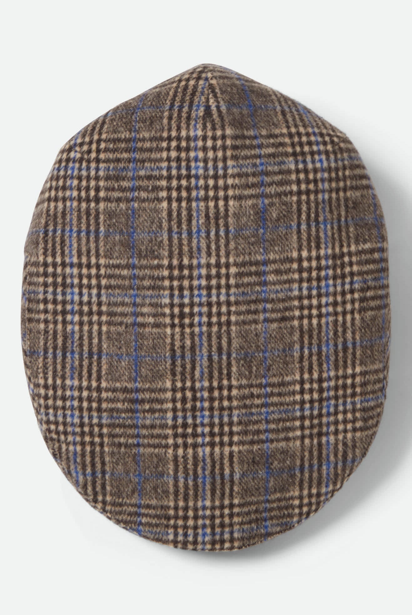 Unisex Barrel Snap Cap in the color Tan/Light Brown/Royal - Additional Laydown image