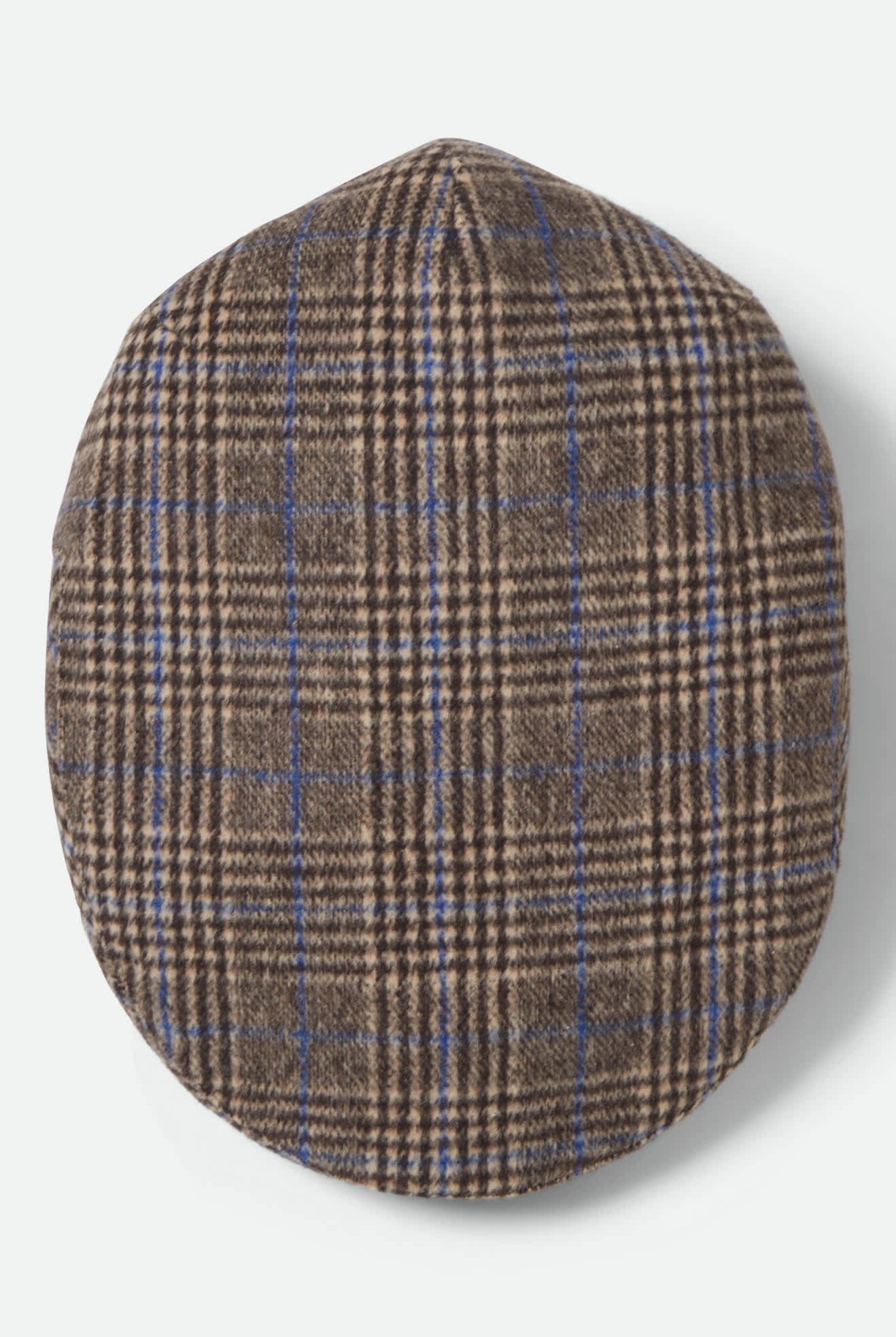 Unisex Barrel Snap Cap in the color Tan/Light Brown/Royal - Additional Laydown image