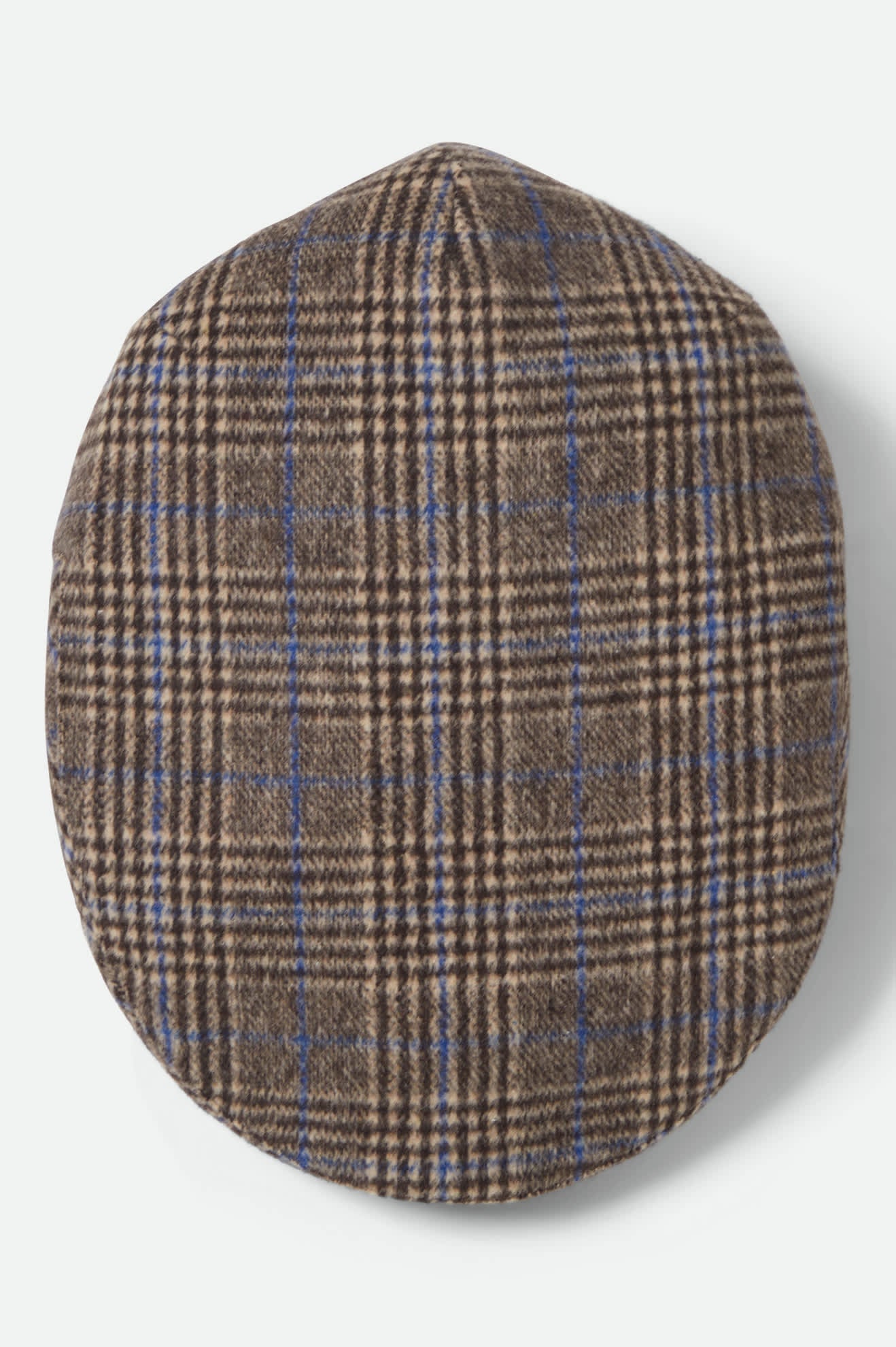 Unisex Barrel Snap Cap in the color Tan/Light Brown/Royal - Additional Laydown image