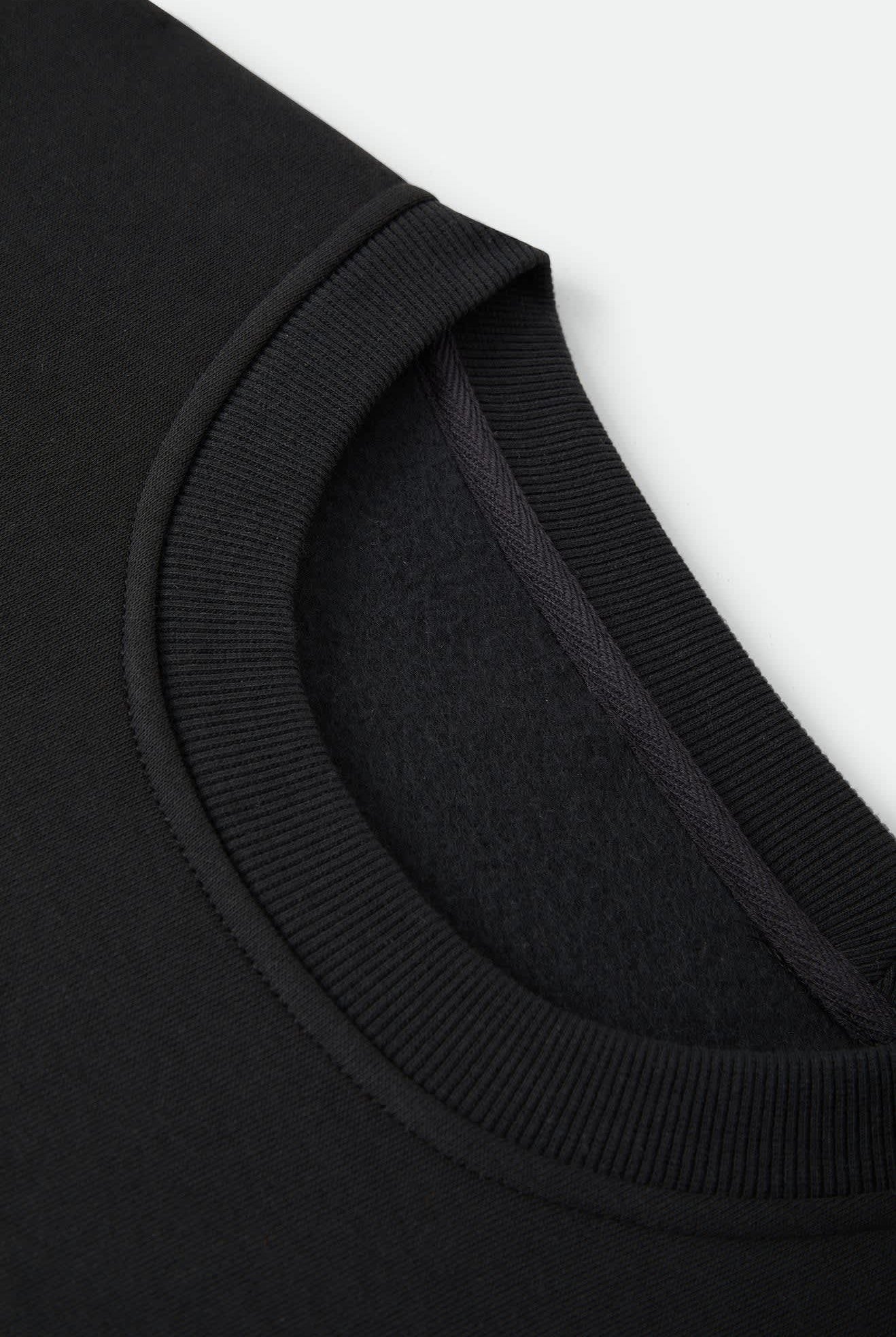 Men's Covall Crew in the color Black - Additional Laydown image