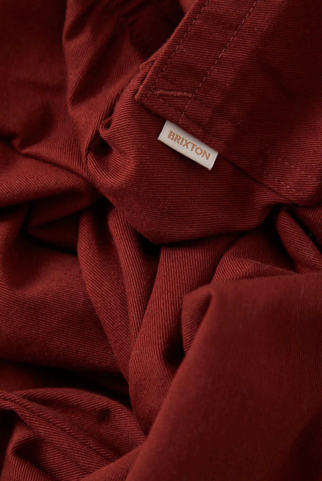 Women's Lounge Pant in the color Dark Brick - Additional Laydown image