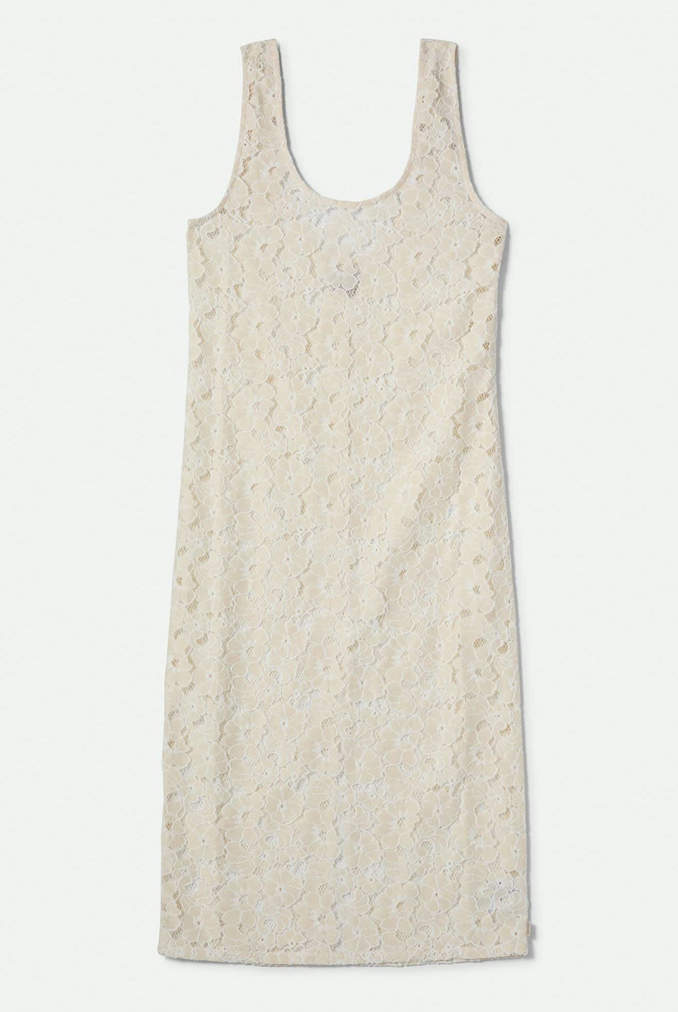Women's Lace Cover Up Dress in the color Whitecap - Front Product View