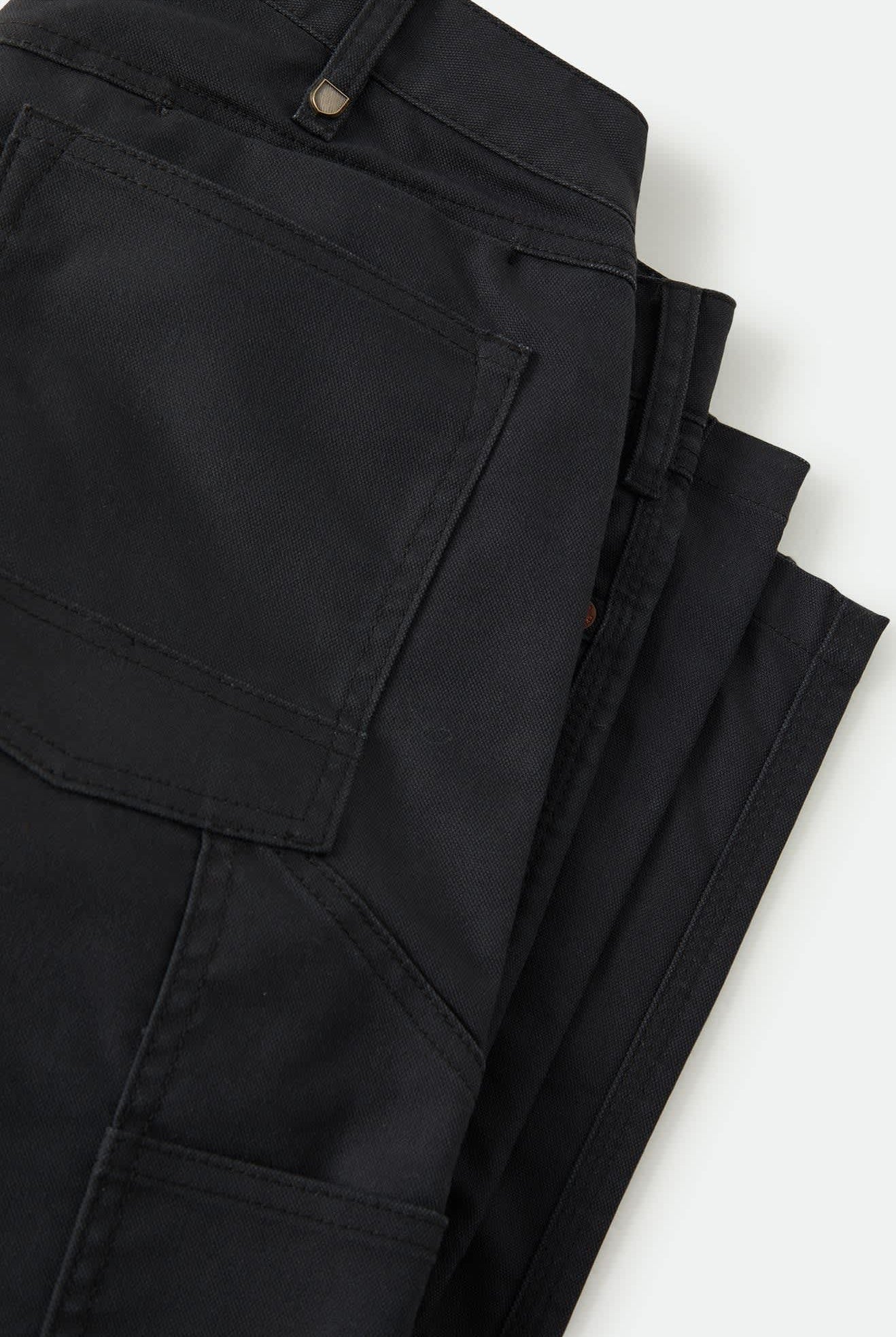 Men's Builders Carpenter Pant in the color Black - Additional Laydown image