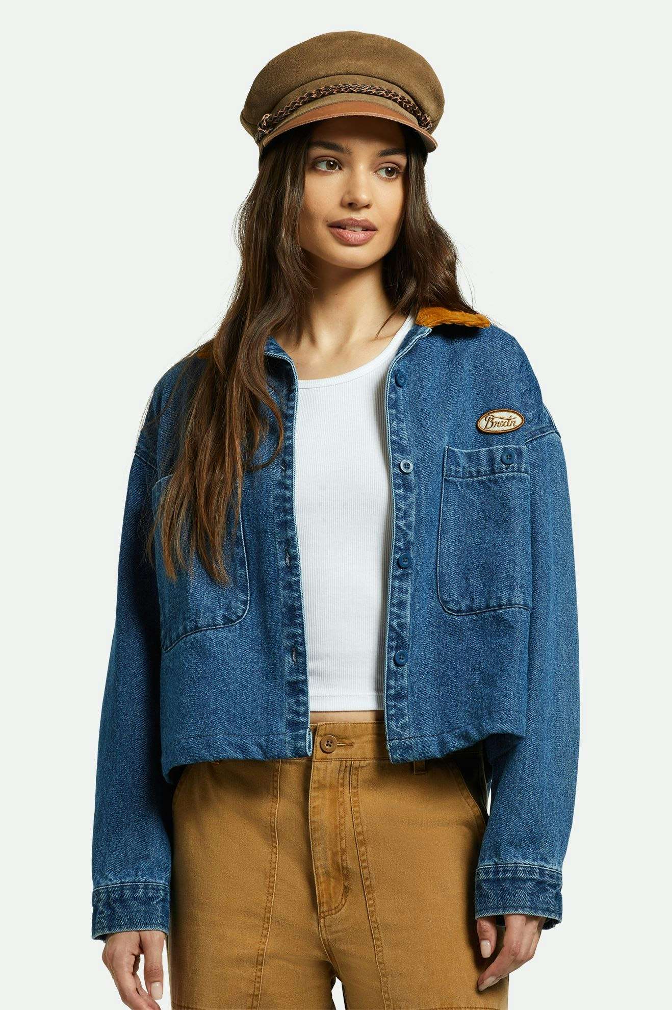 Brixton Unisex Kayla Reserve Cap - Tan/Brown | Front fit