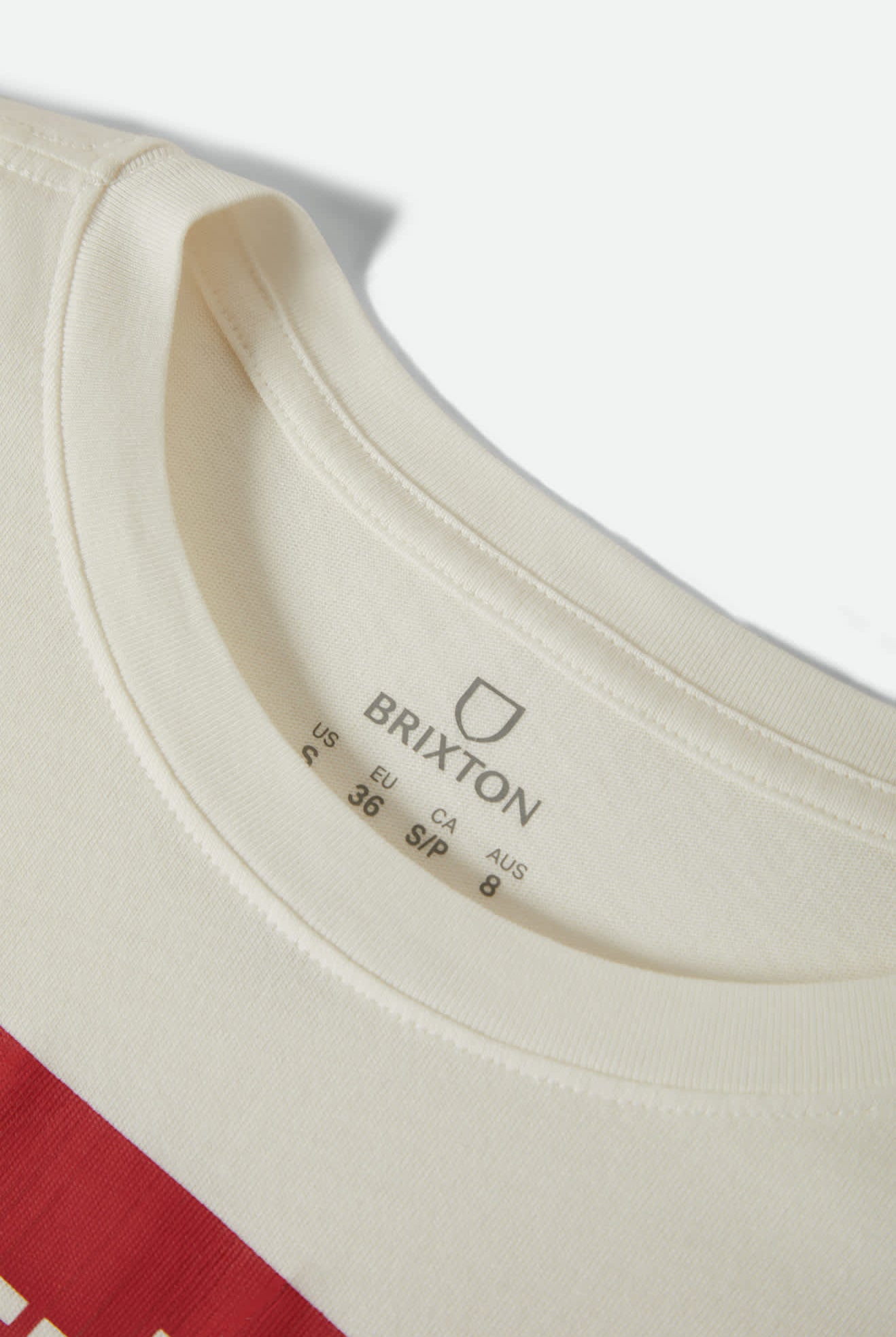 Women's World Champion Oversized Boyfriend T-Shirt in the color Off White - Additional Laydown image