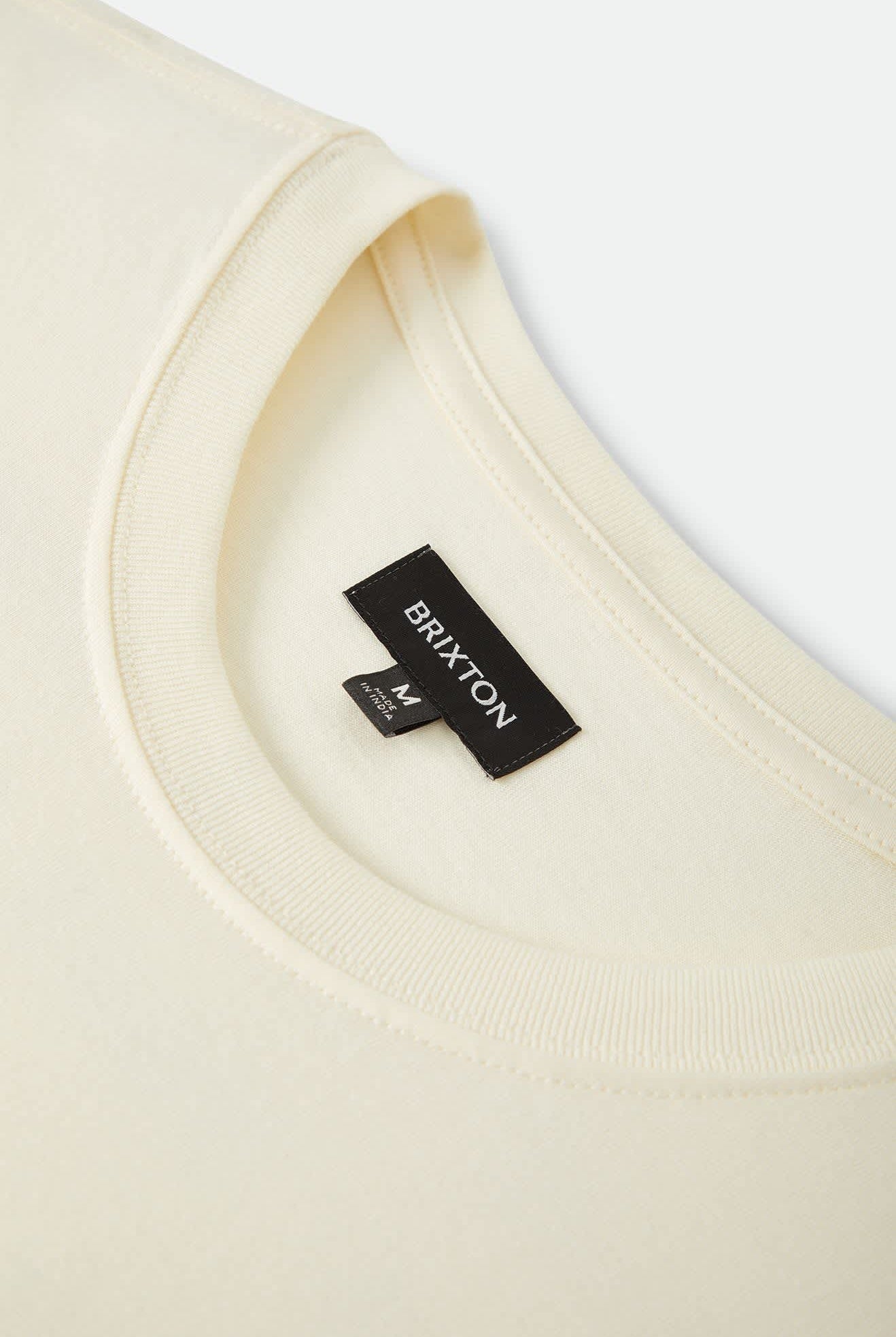 Men's Burger She Wrote Standard T-Shirt in the color Natural - Additional Laydown image