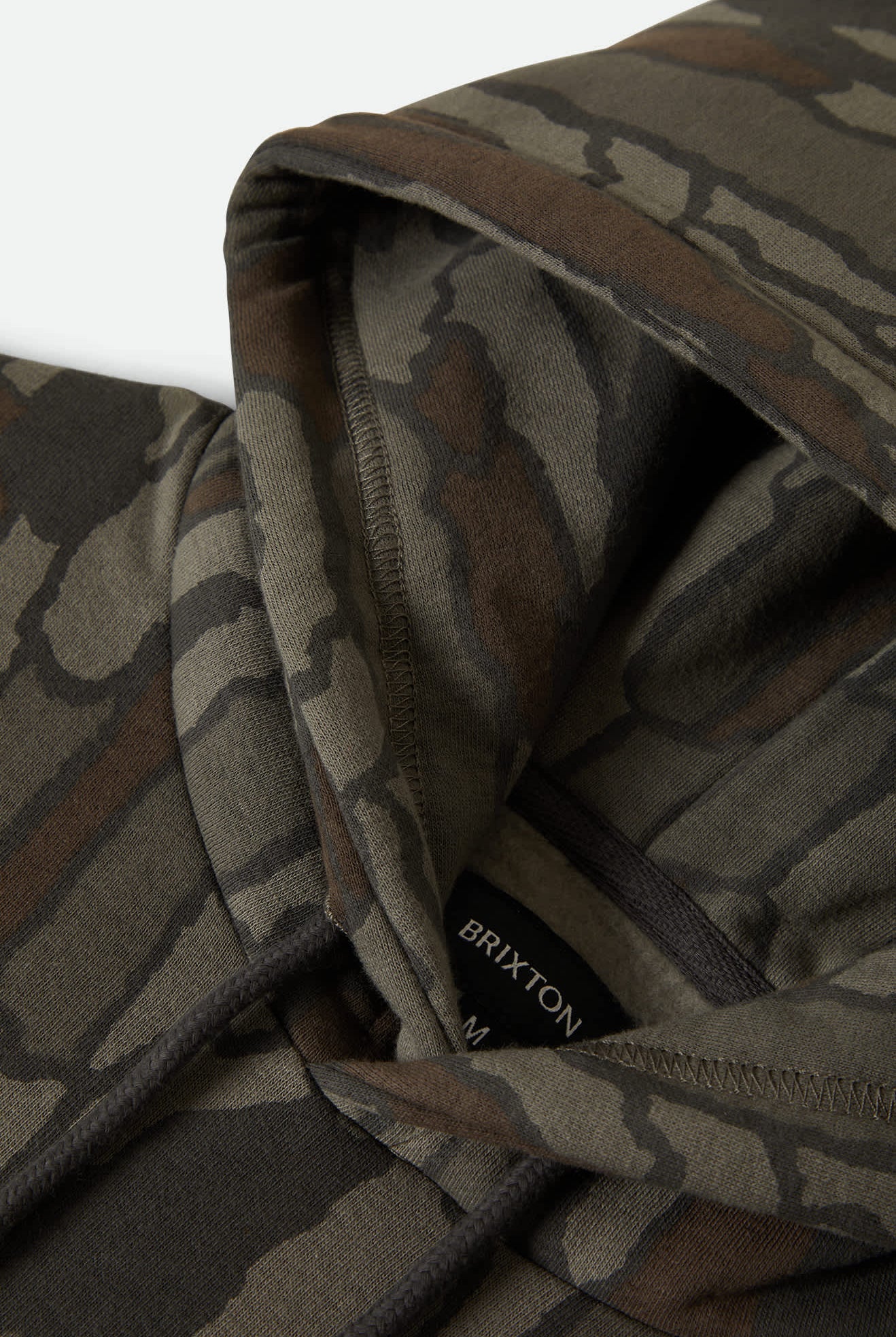 Men's Void Hunter Hoodie in the color Bark Camo - Additional Laydown image