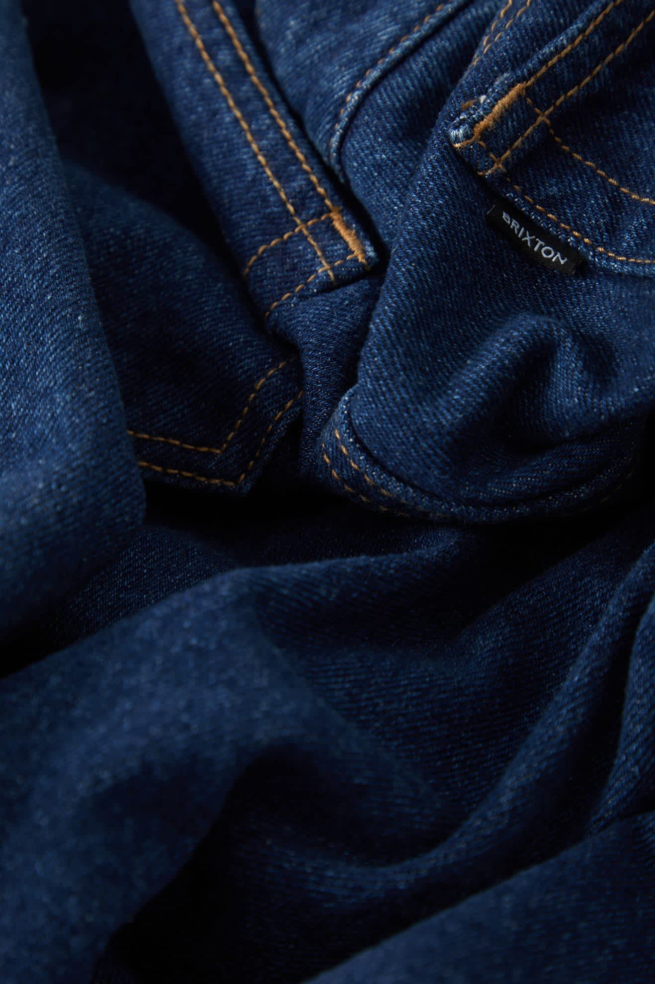 Men's Builders 5-Pocket Pant in the color Dark Denim - Additional Laydown image