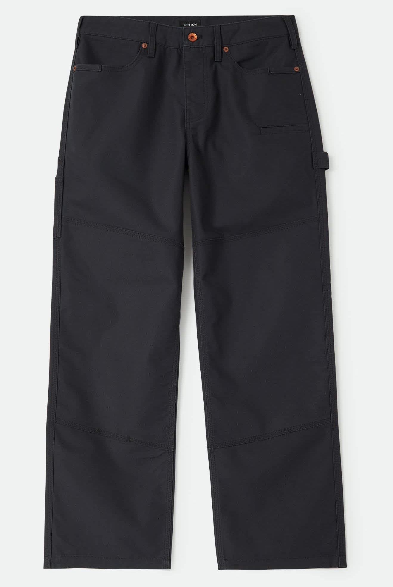 Men's Builders Carpenter Pant in the color Black - Front Product View