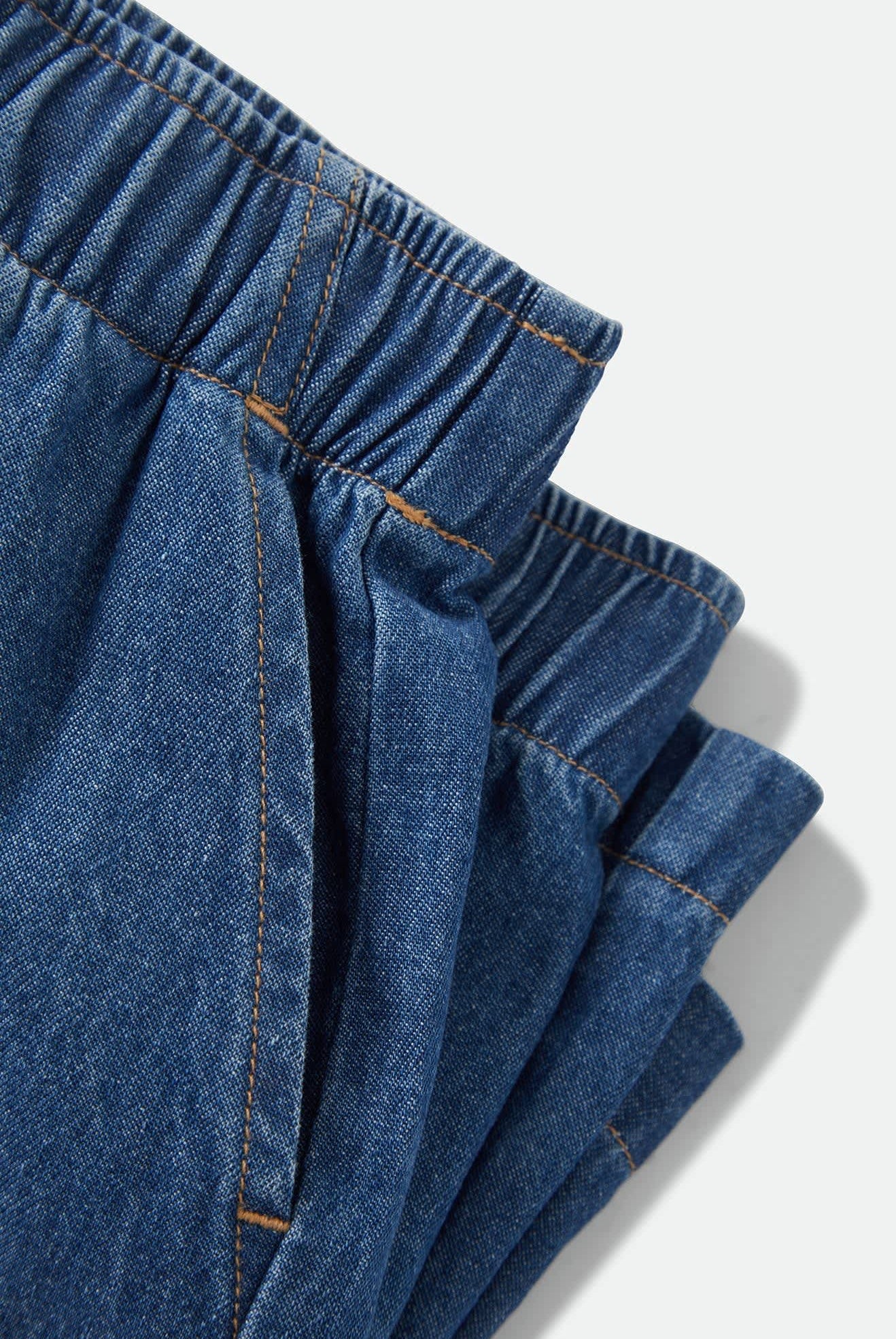 Women's Everyday Women's Short in the color Medium Chambray - Additional Laydown image