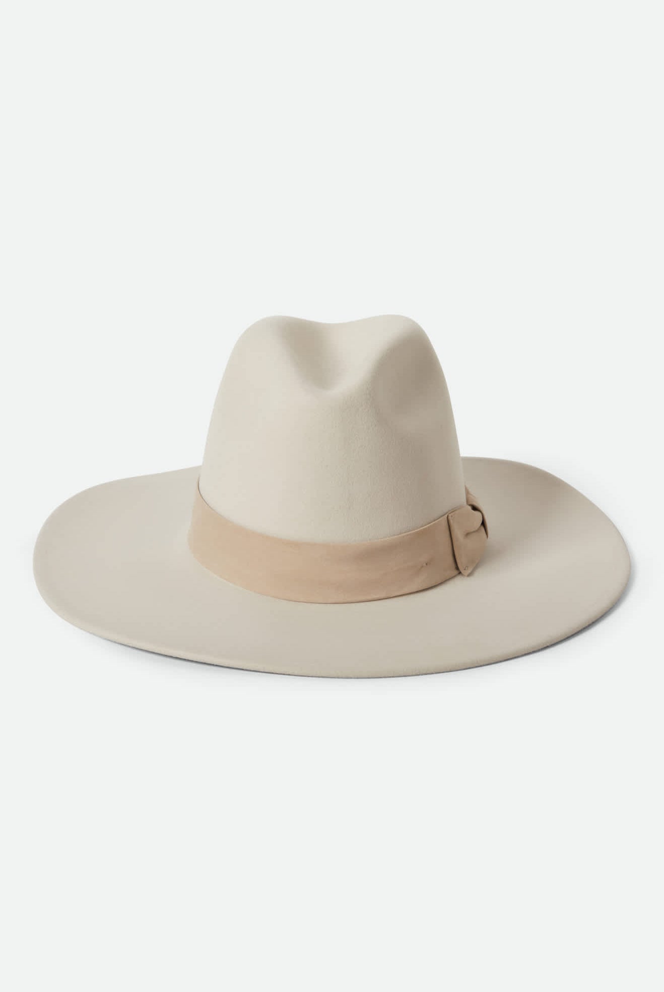 Unisex Layton Comfort Fedora in the color Dove/Sand - Additional Laydown image