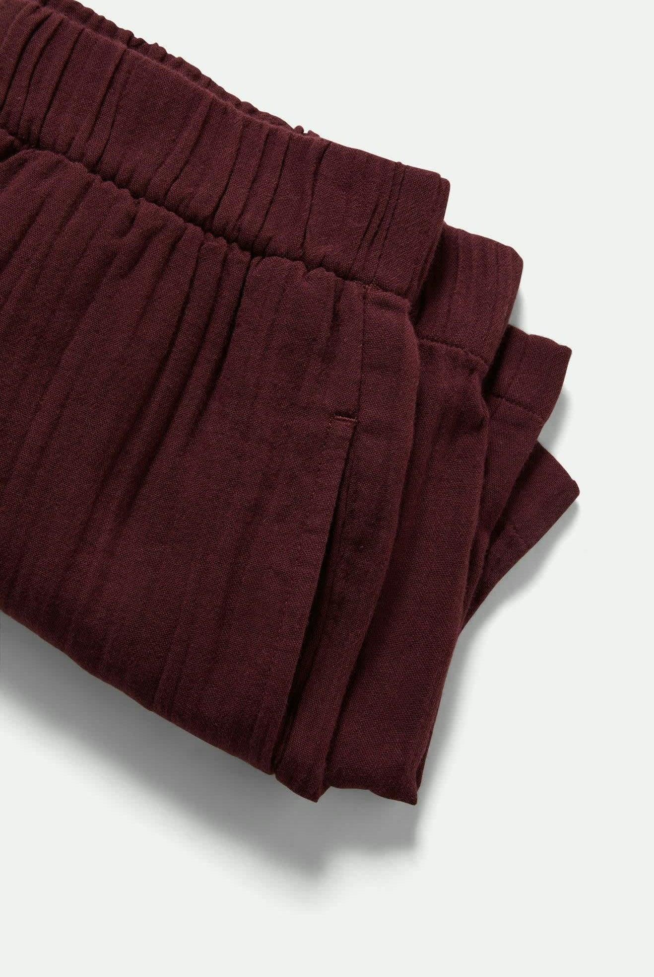 Women's Wandering Short in the color Port - Additional Laydown image