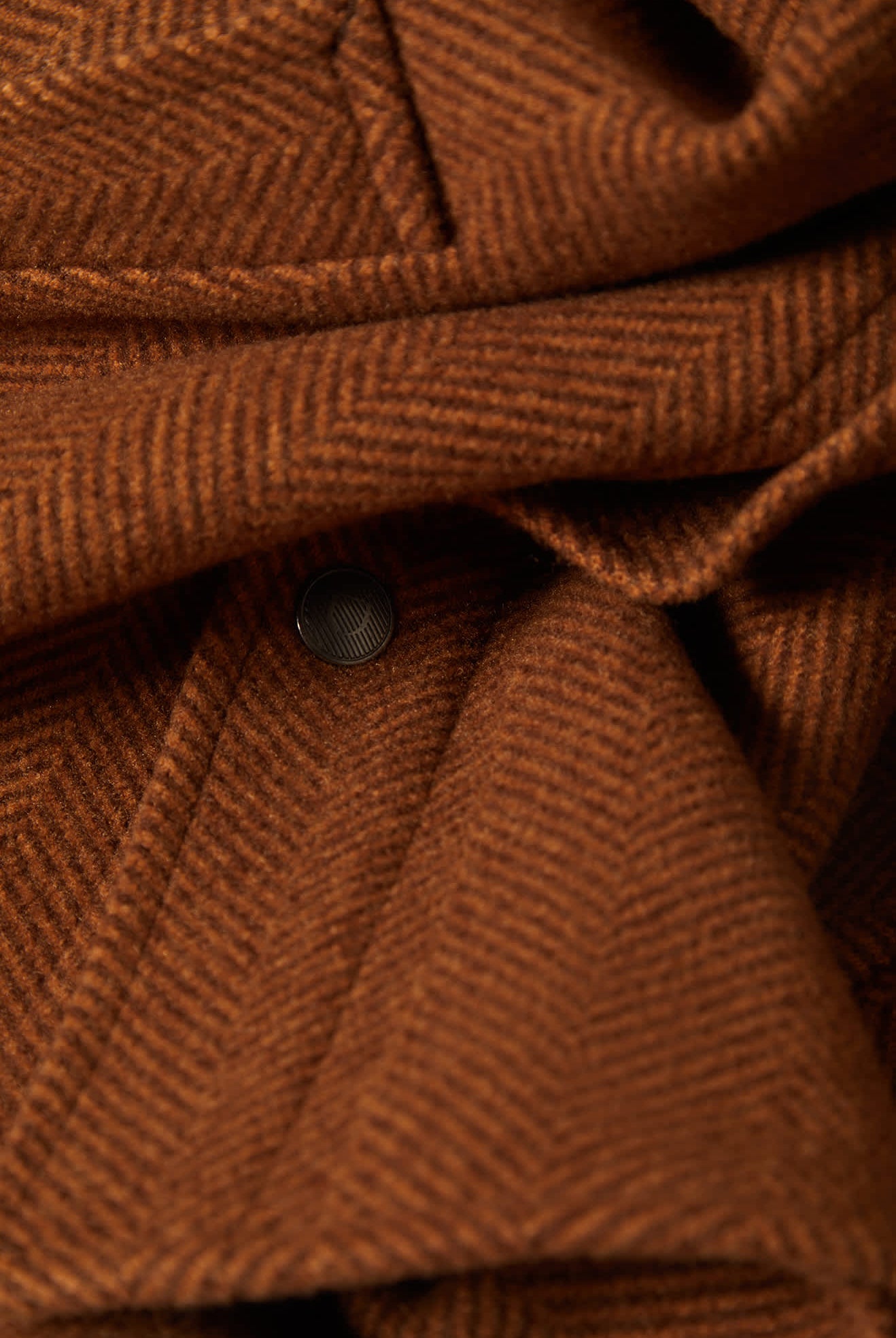 Men's Durham Brushed Menswear Jacket in the color Brushed Pinecone - Additional Laydown image