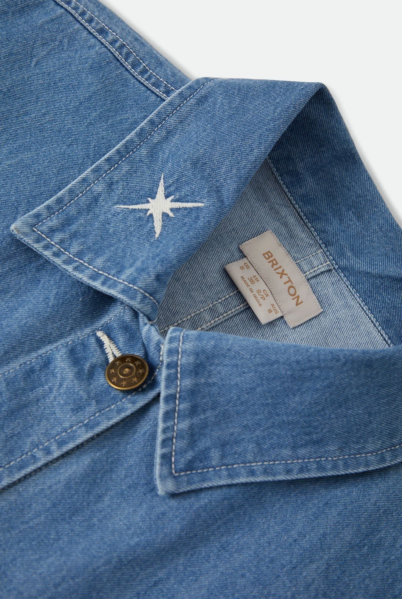 Women's Barn Jacket in the color Light Stone Wash - Additional Laydown image