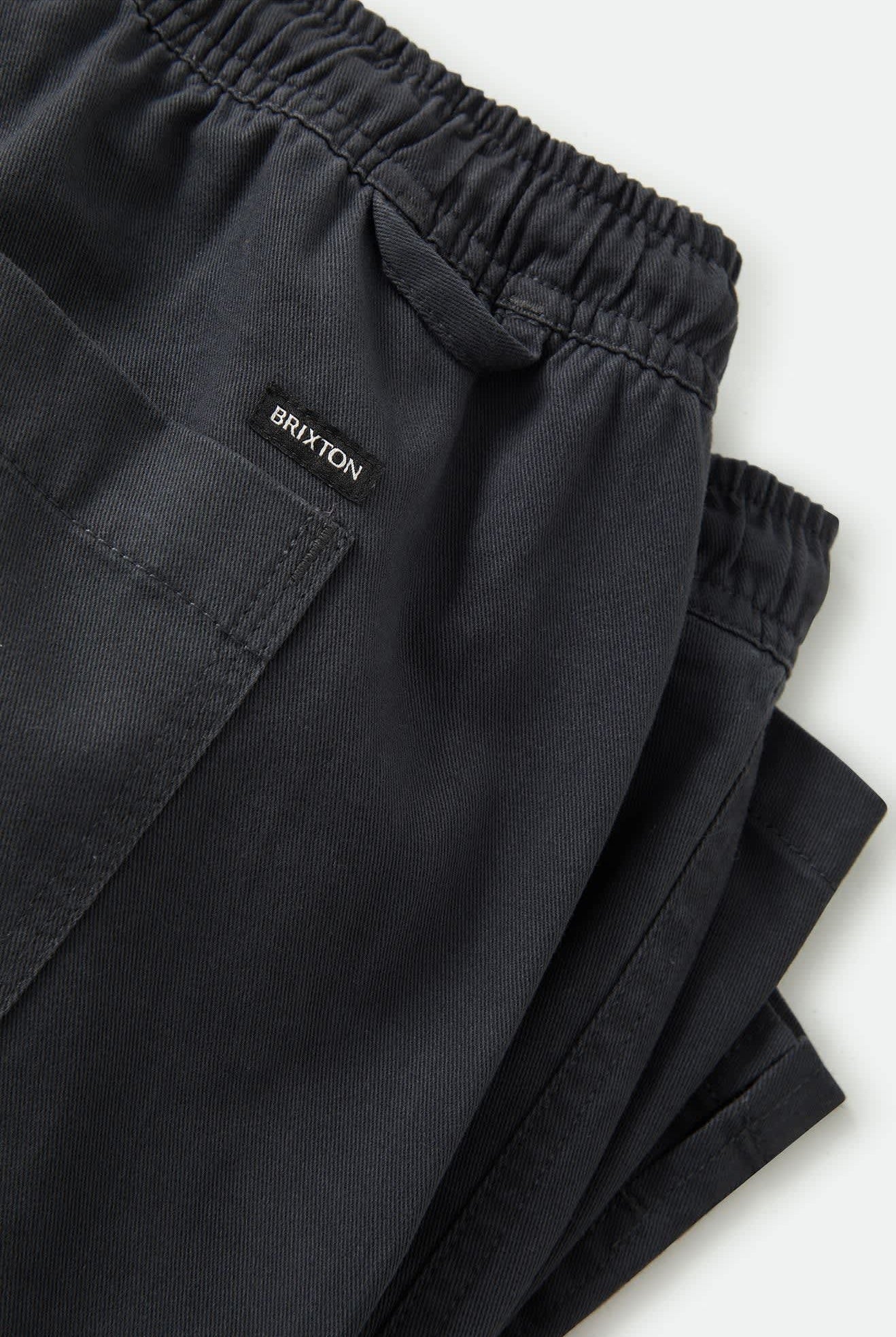 Men's Everyday Vintage Wash Short in the color Black - Additional Laydown image