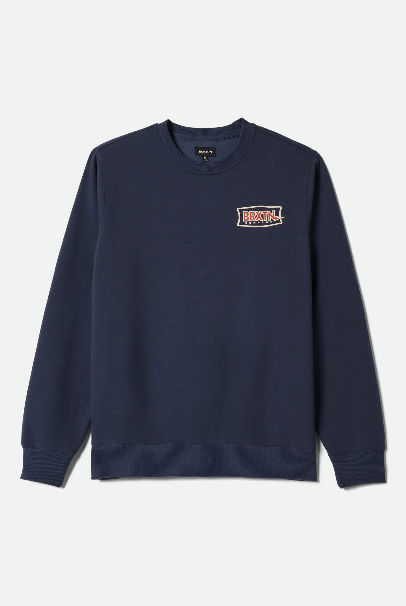 Men's Lightning Crew in the color Mood Indigo - Front Product View