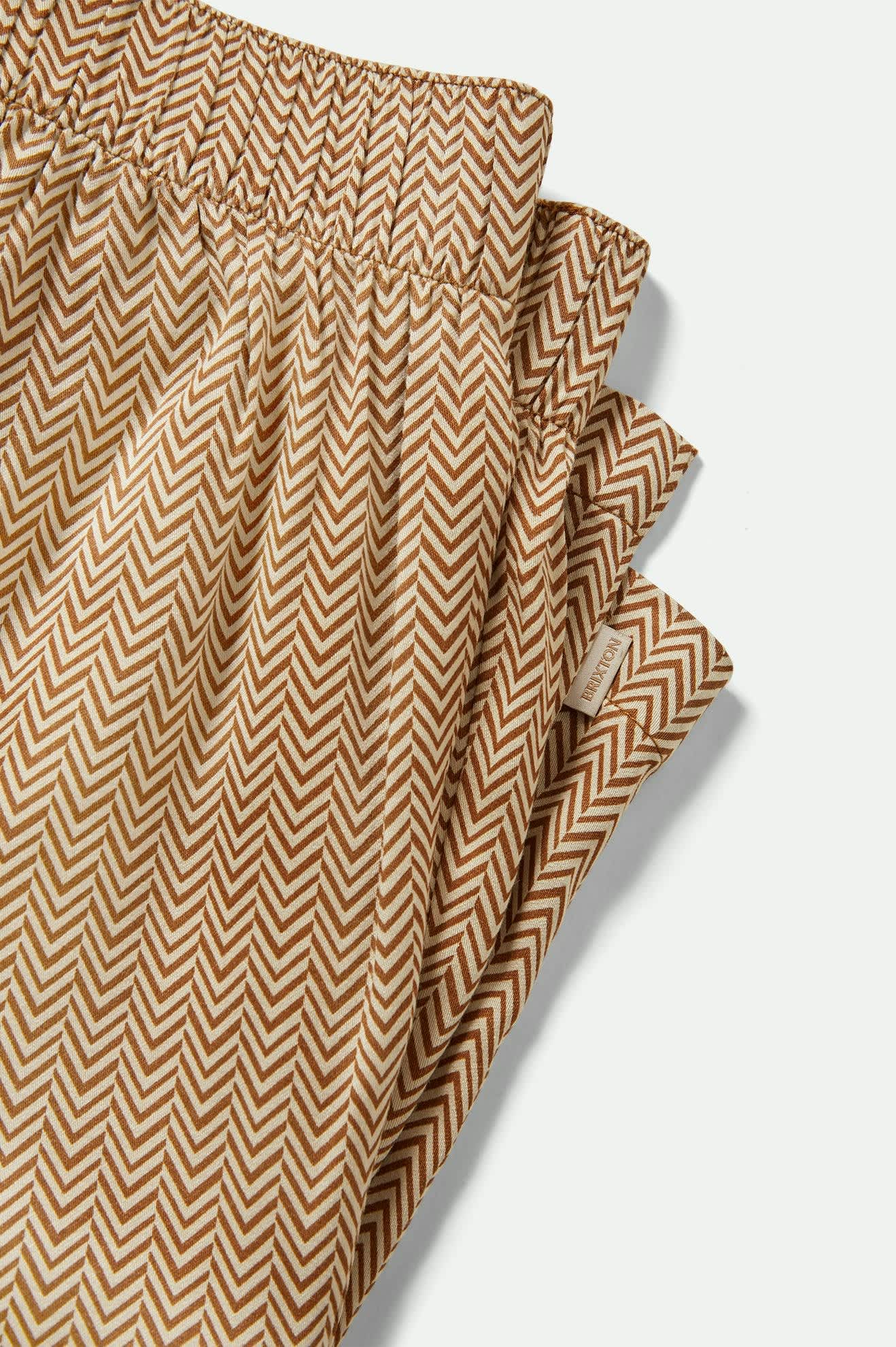 Women's Hudson Lounge Pant in the color Washed Copper/Whitecap - Additional Laydown image