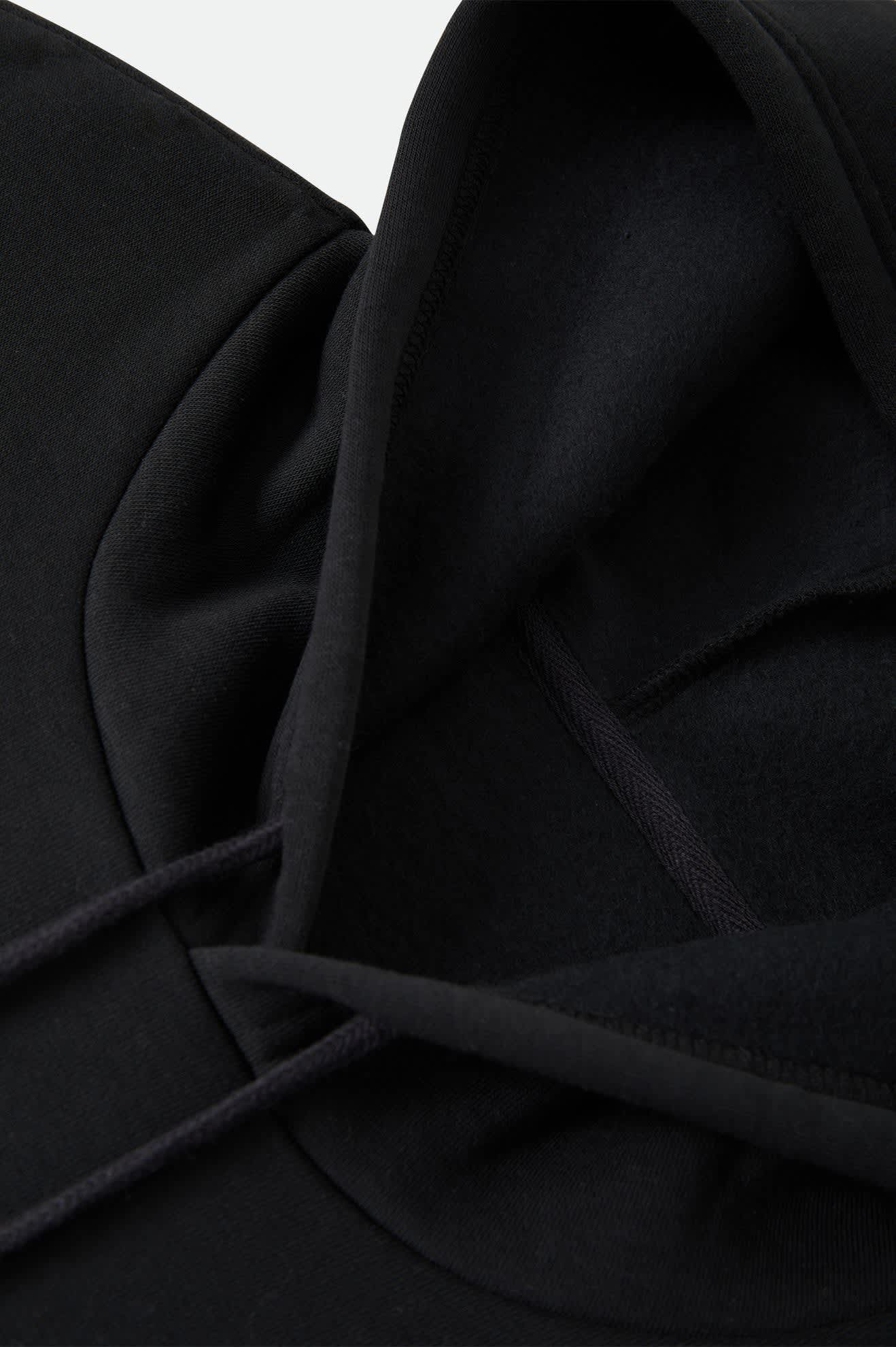 Men's Crest II Hood in the color Black - Additional Laydown image