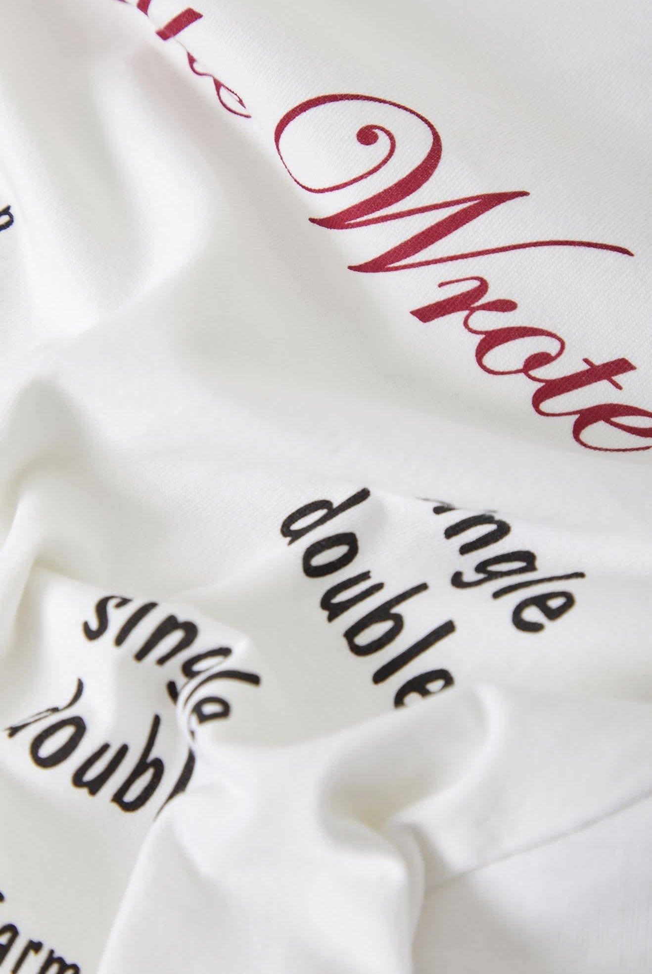 Men's Burger She Wrote Pocket T-Shirt in the color White - Additional Laydown image