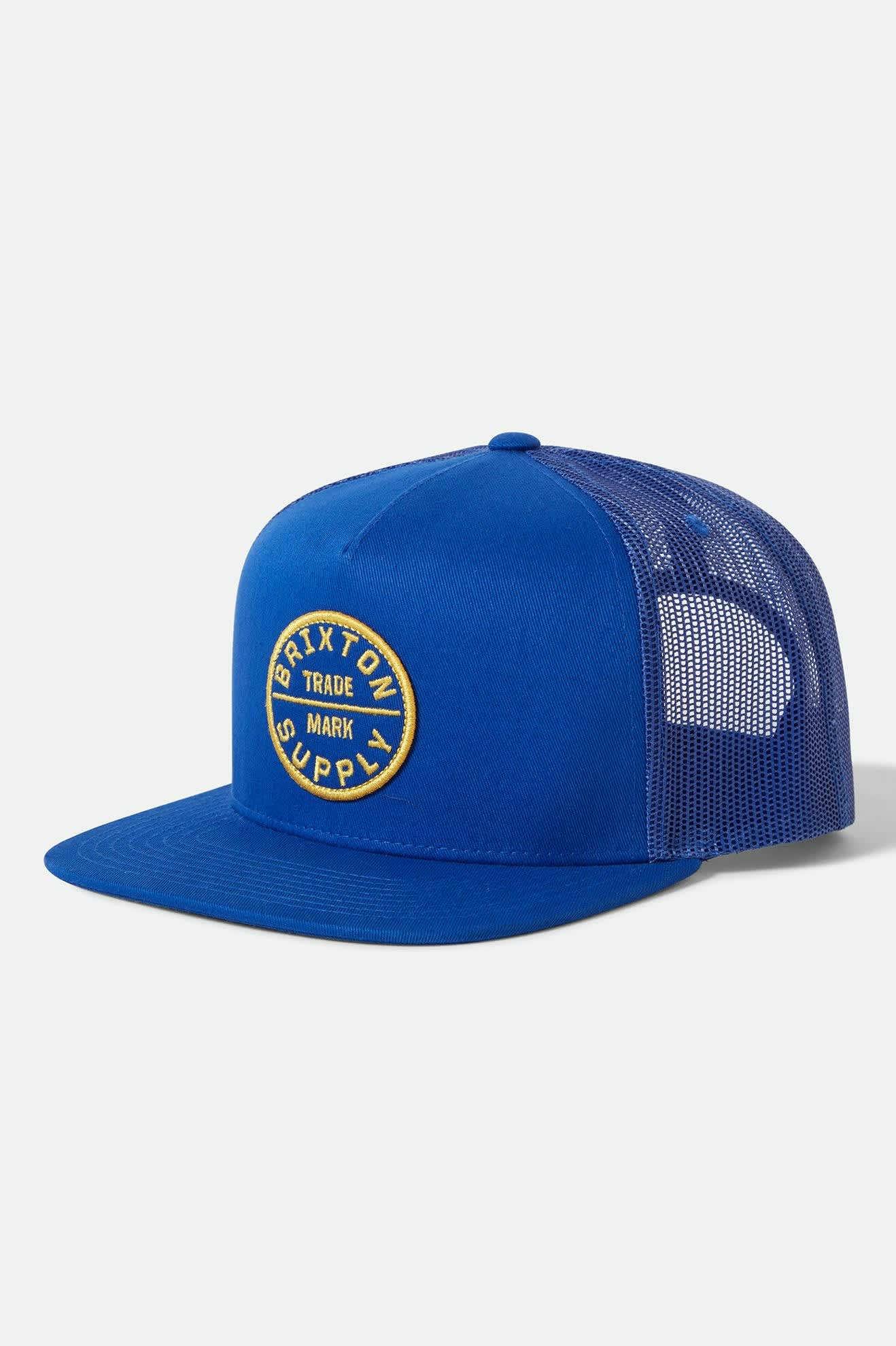 Unisex Oath Trucker Hat in the color Royal/Royal - Front Product View