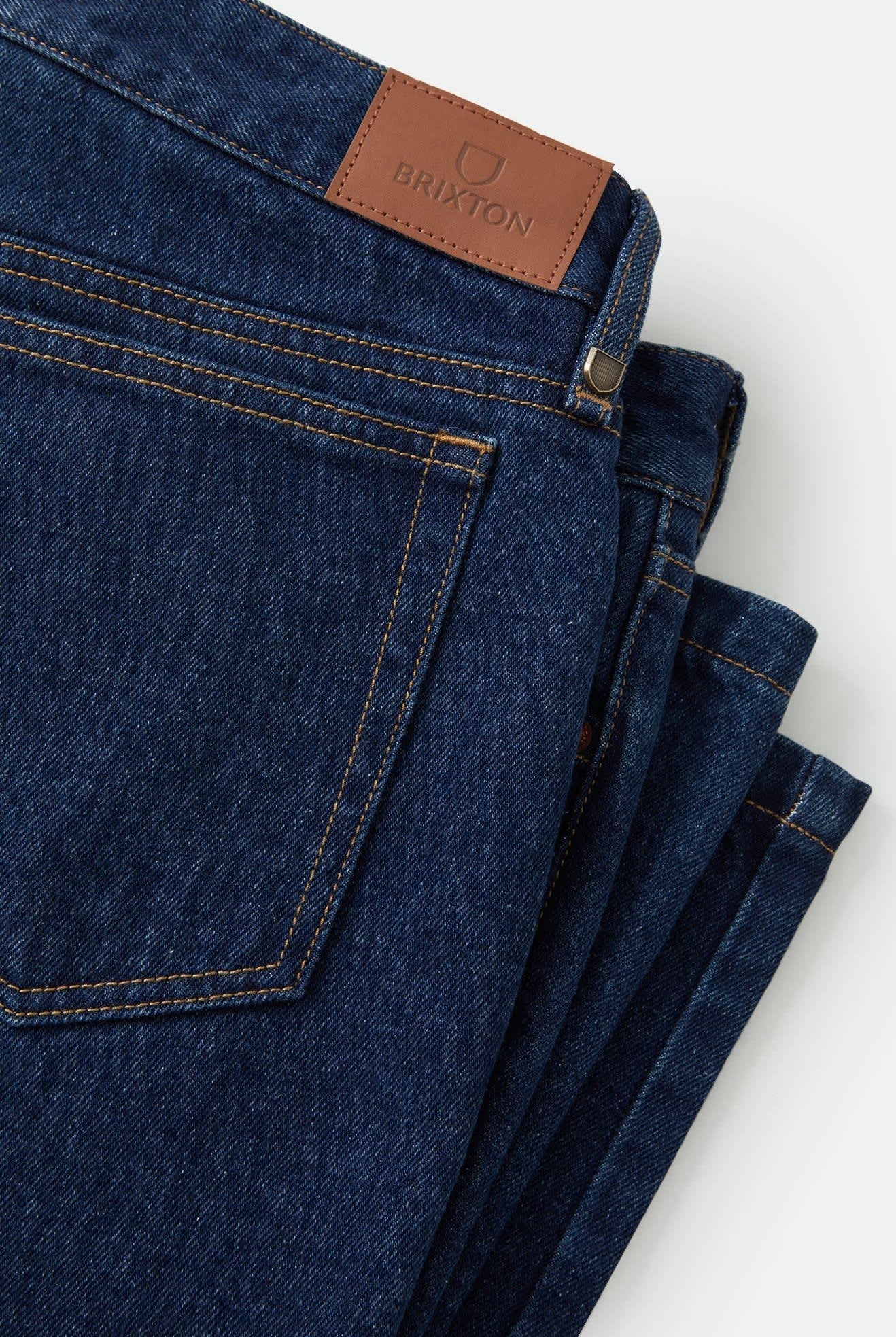 Men's Builders 5-Pocket Pant in the color Dark Denim - Additional Laydown image