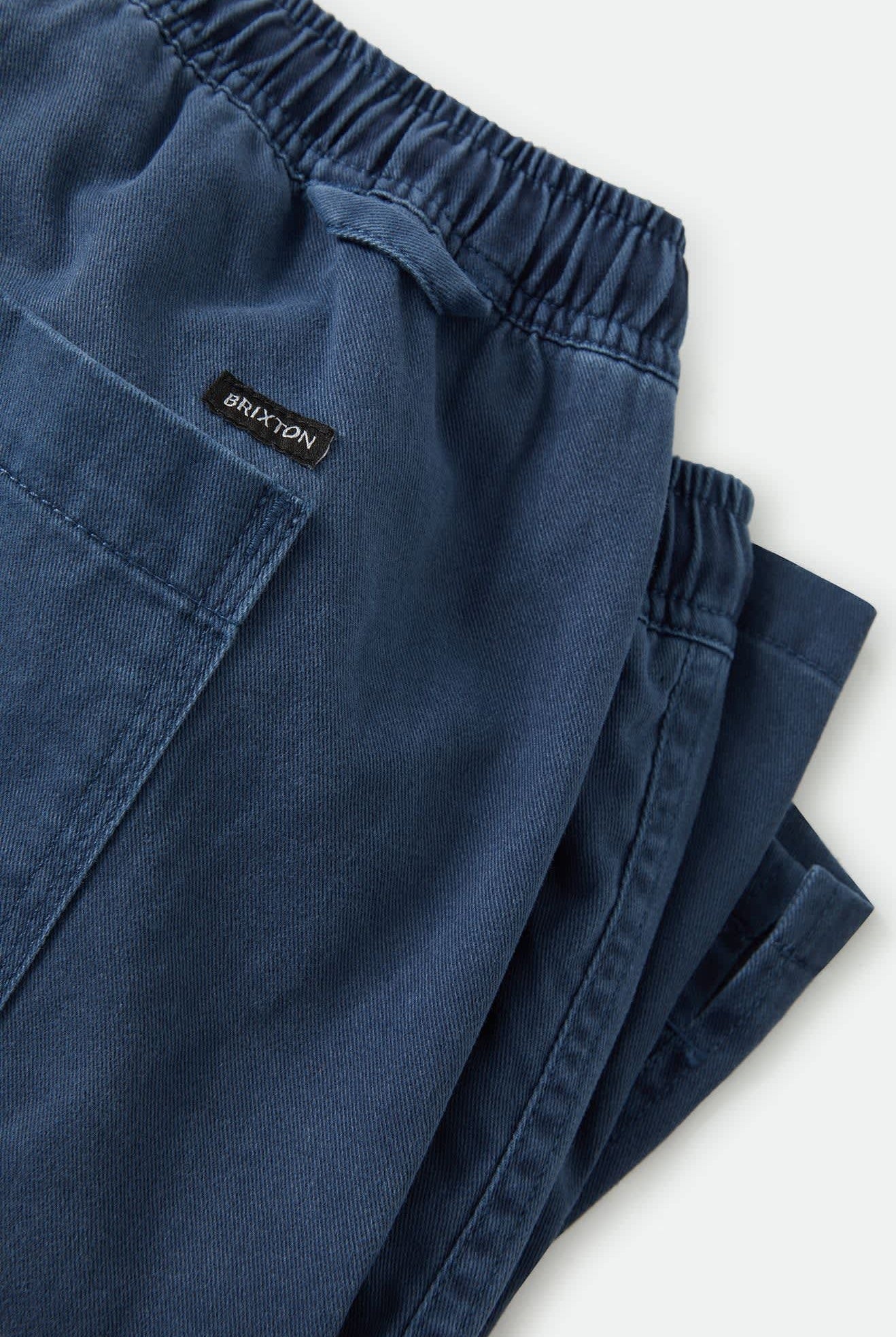 Men's Everyday Vintage Wash Short in the color Washed Navy - Additional Laydown image
