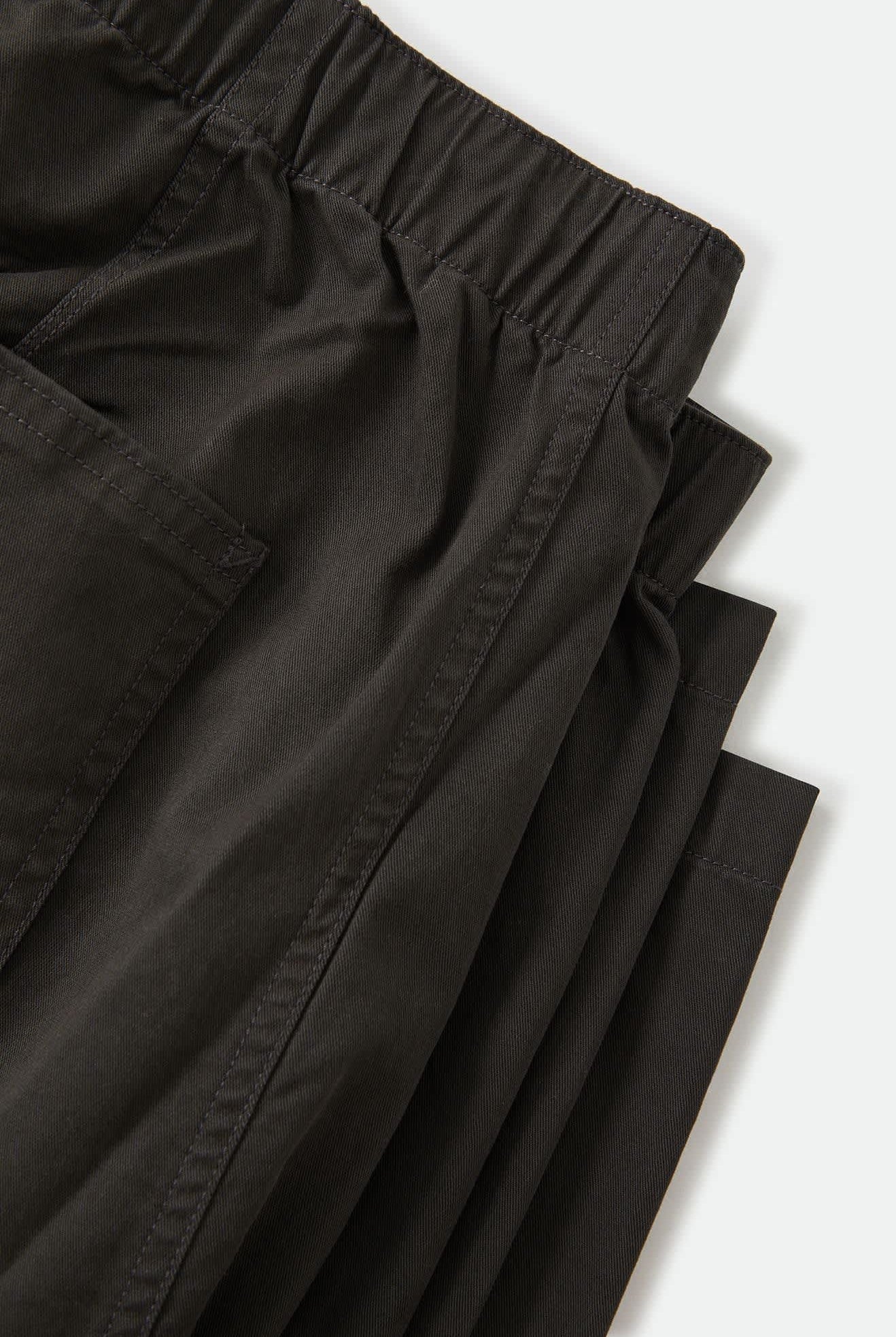 Women's Utility Everyday Barrel Pant in the color Washed Black - Additional Laydown image