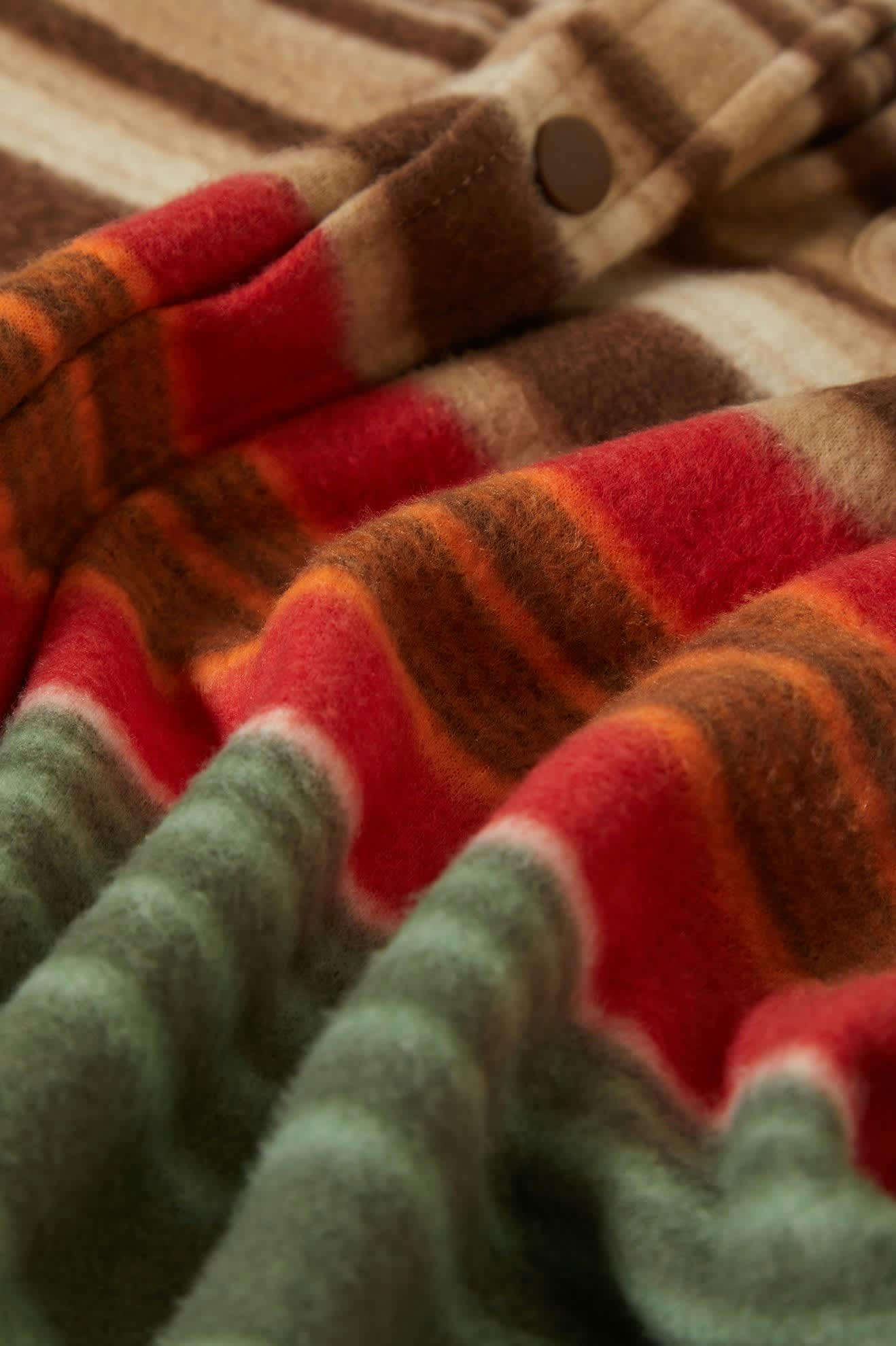 Men's Bowery Arctic Stretch Fleece in the color Multi Blanket Stripe - Additional Laydown image