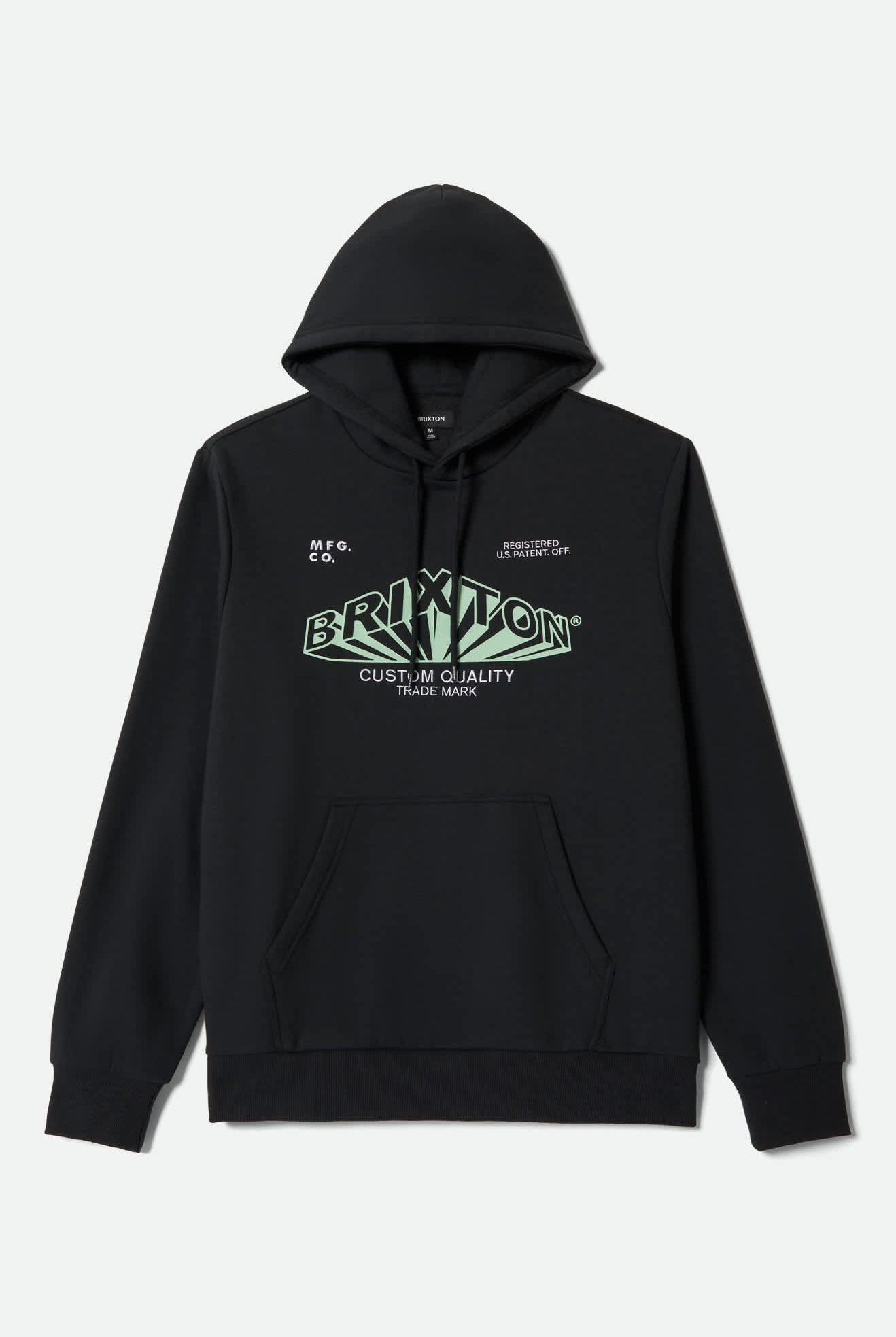 Men's Forman Hoodie in the color Black - Front Product View