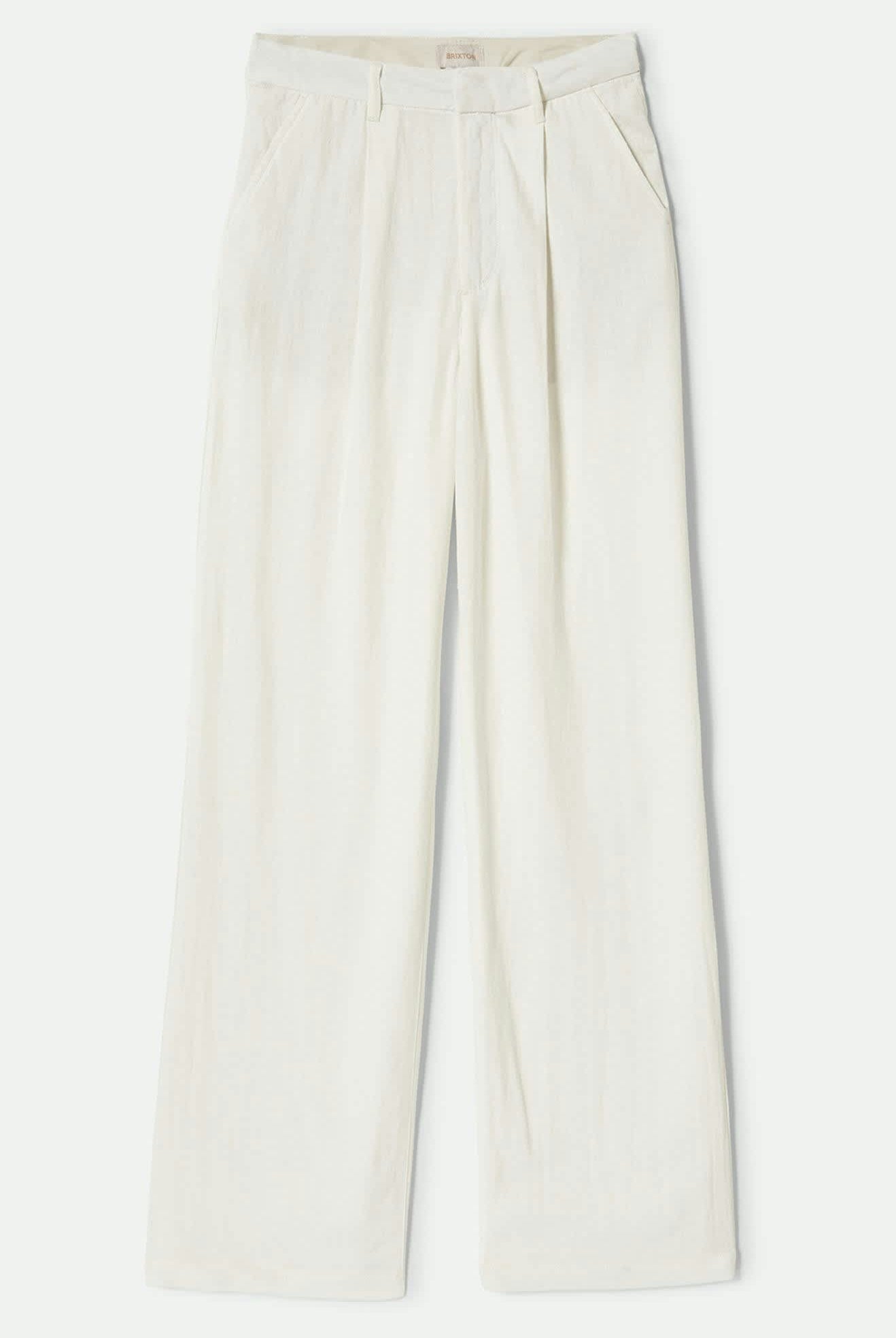 Women's Ludlow Trouser Pant in the color Off White - Front Product View