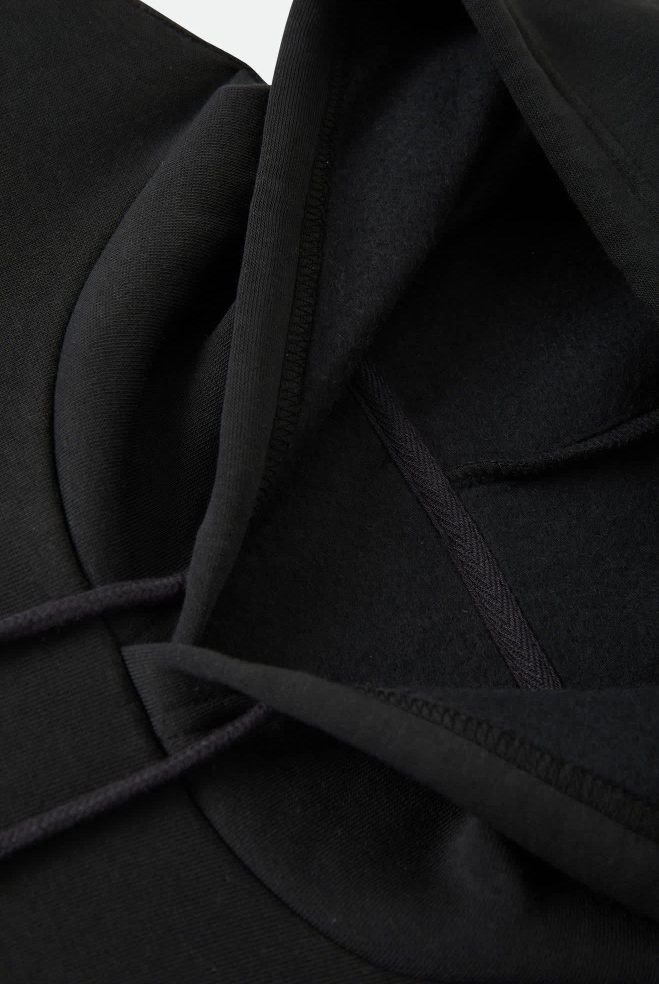 Men's Ewing Hood in the color Black - Additional Laydown image