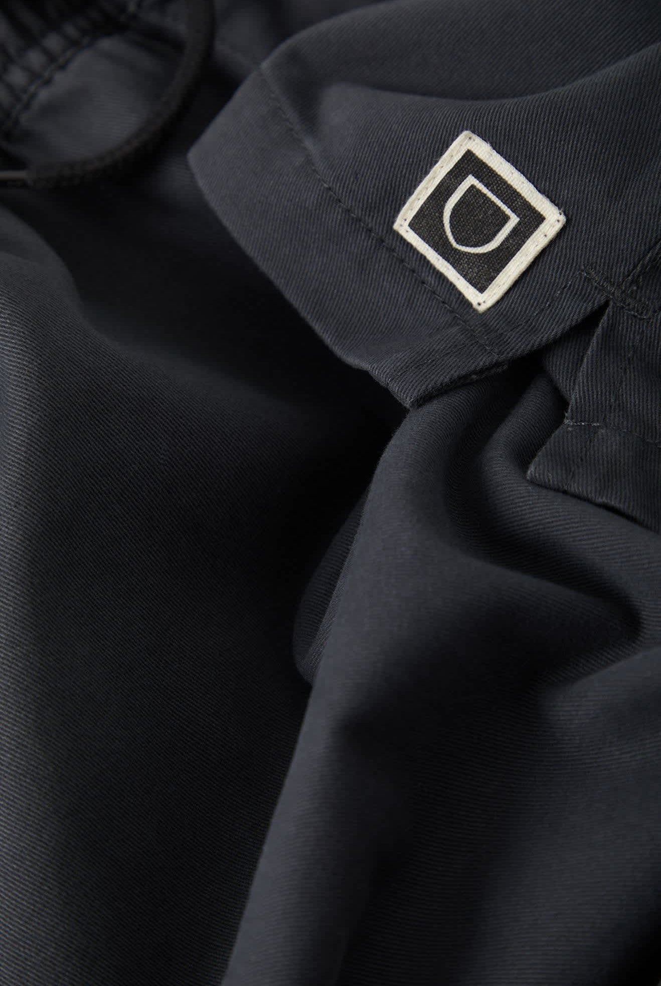 Men's Everyday Vintage Wash Short in the color Black - Additional Laydown image