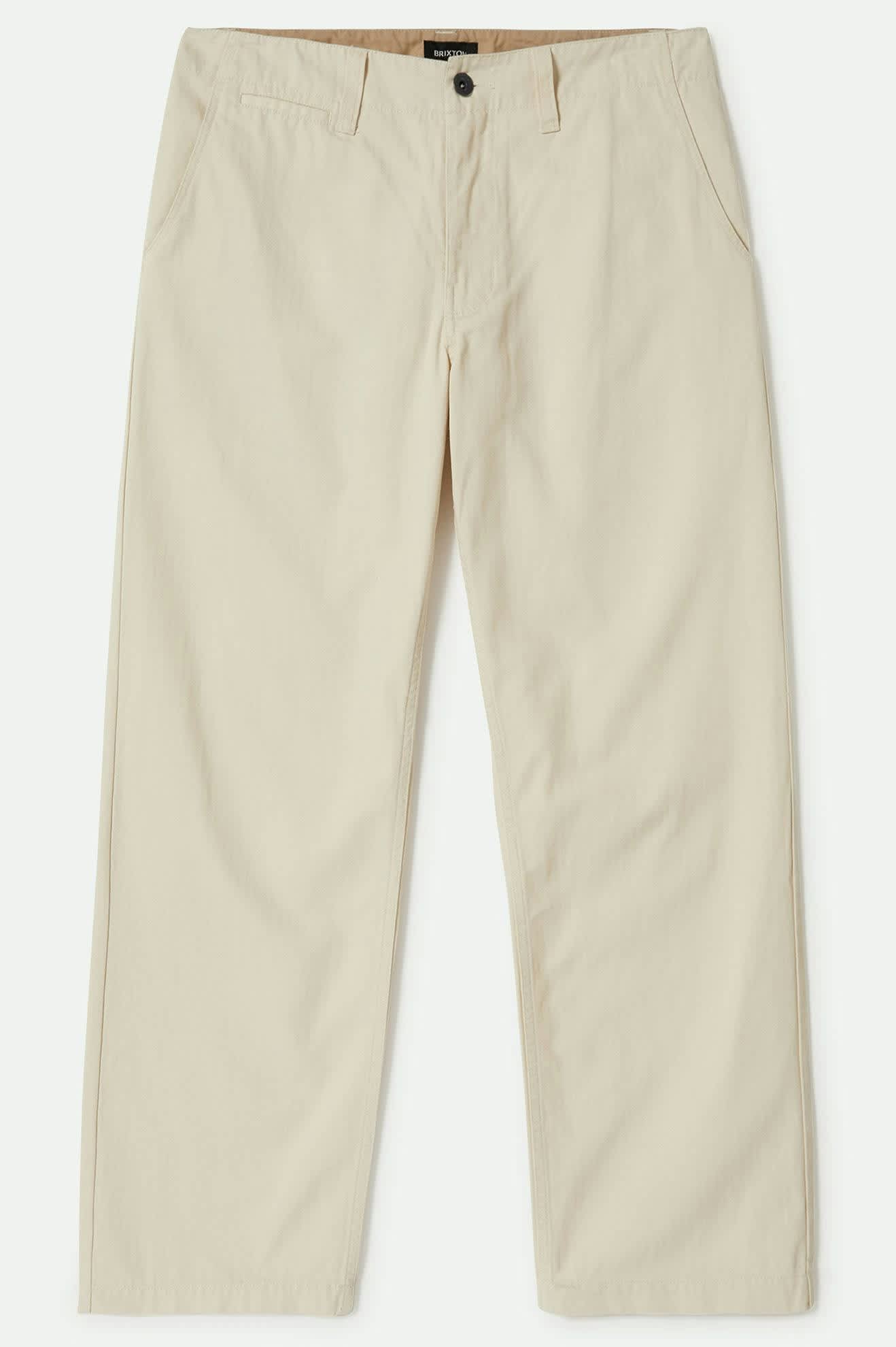 Men's Surplus Herringbone Relaxed Trouser Pant in the color Whitecap - Front Product View