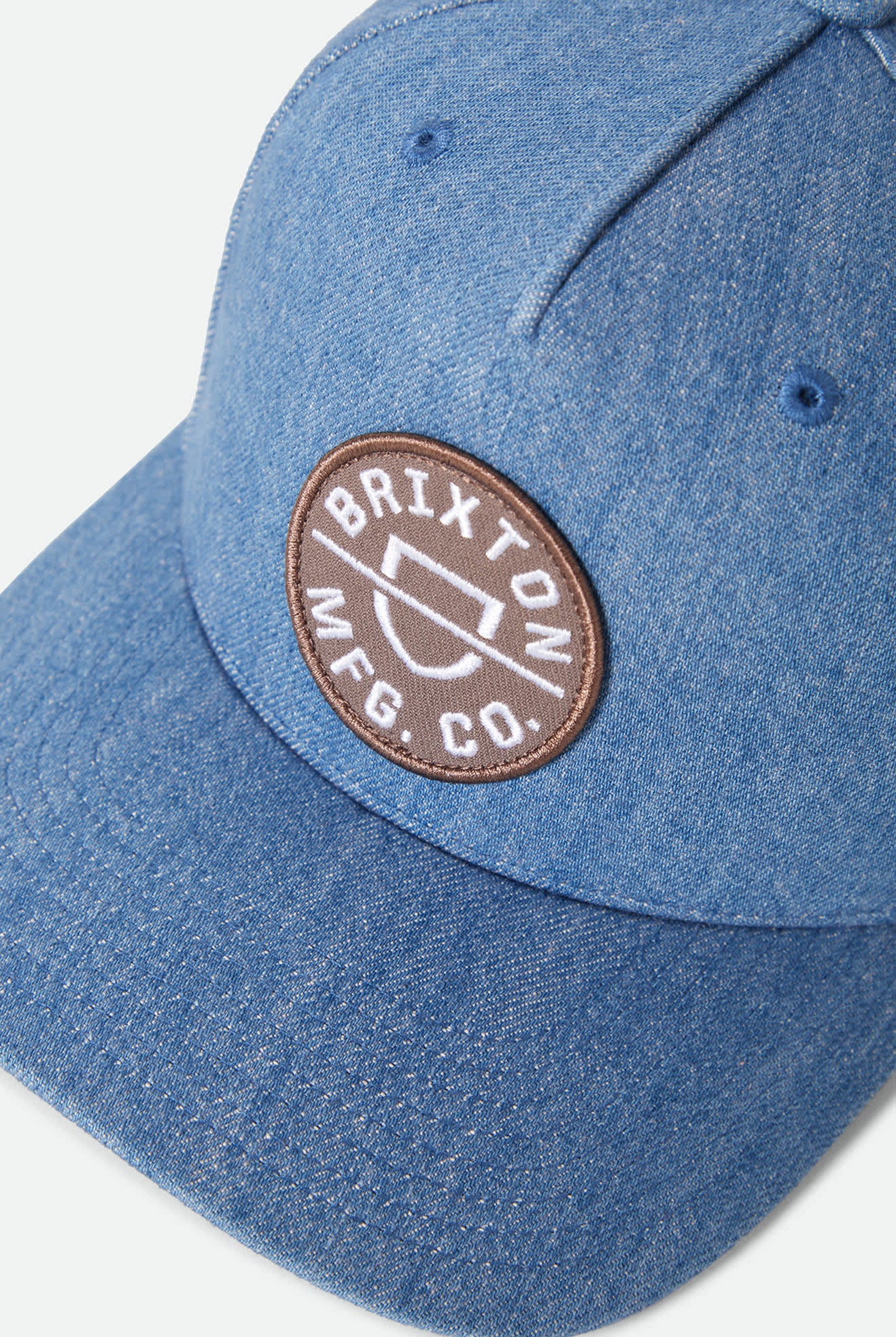 Unisex Crest Netplus Snapback in the color Medium Rinse Denim - Additional Laydown image