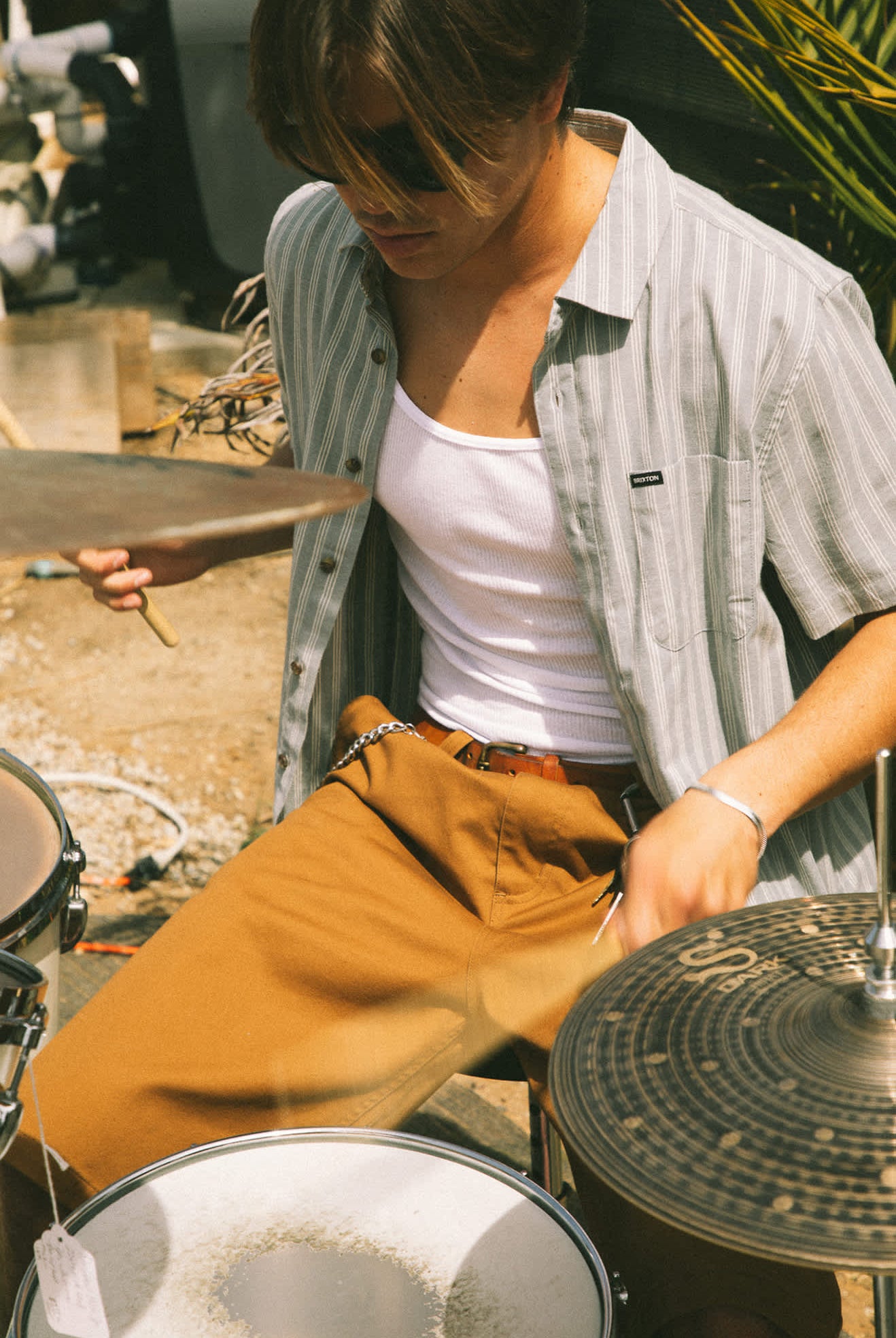 Men's Choice Chino Baggy Short in the color Washed Copper - Men's Lifestyle image