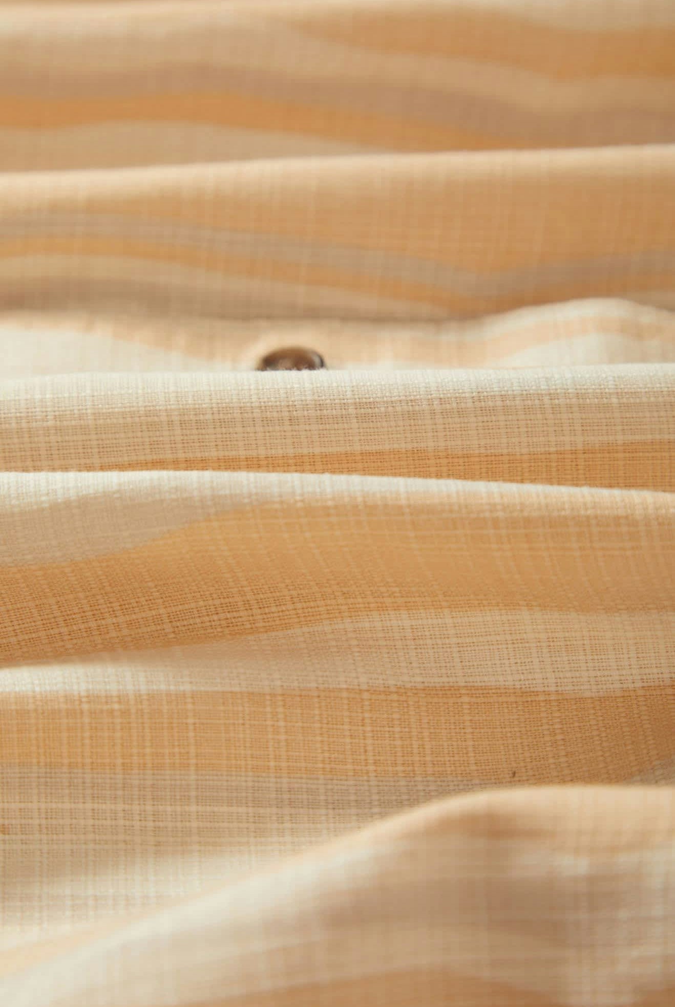 Men's CRU Slub Relaxed S/S Shirt in the color Hazelnut/Painterly Stripe - Additional Laydown image