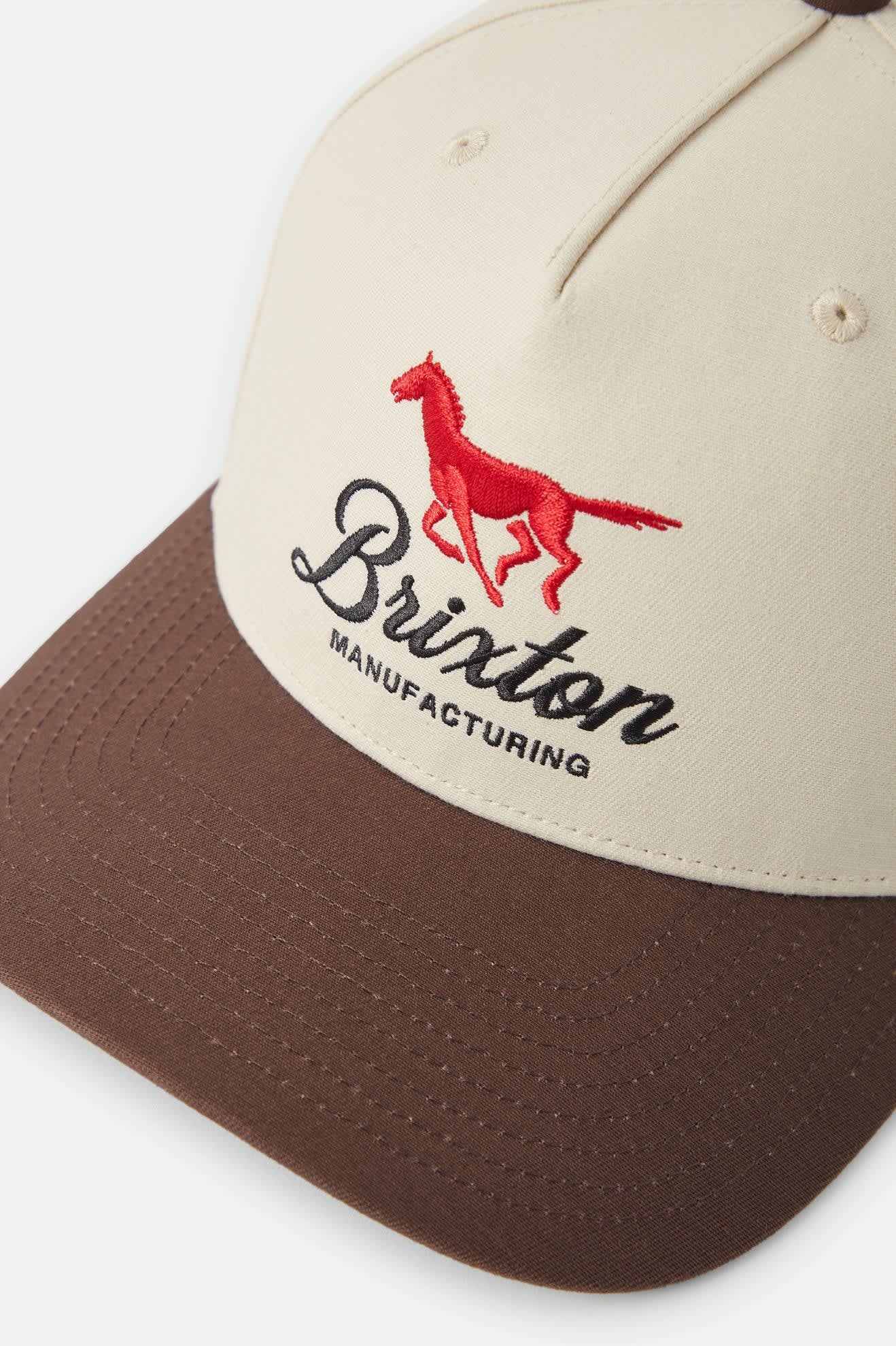 Unisex Leisure Snapback in the color Khaki/Coco - Additional Laydown image