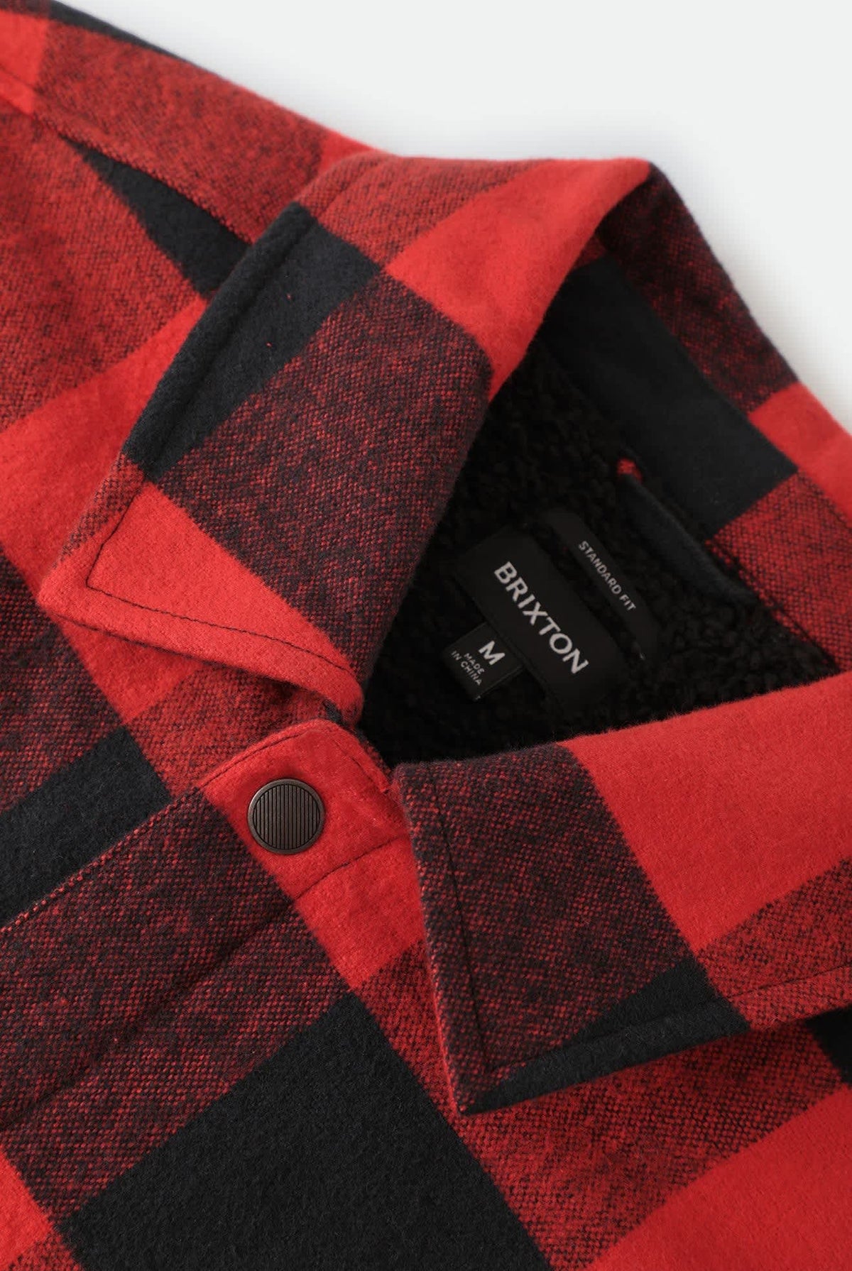 Men's Durham Lined Jacket in the color Red/Black Buffalo Plaid - Additional Laydown image