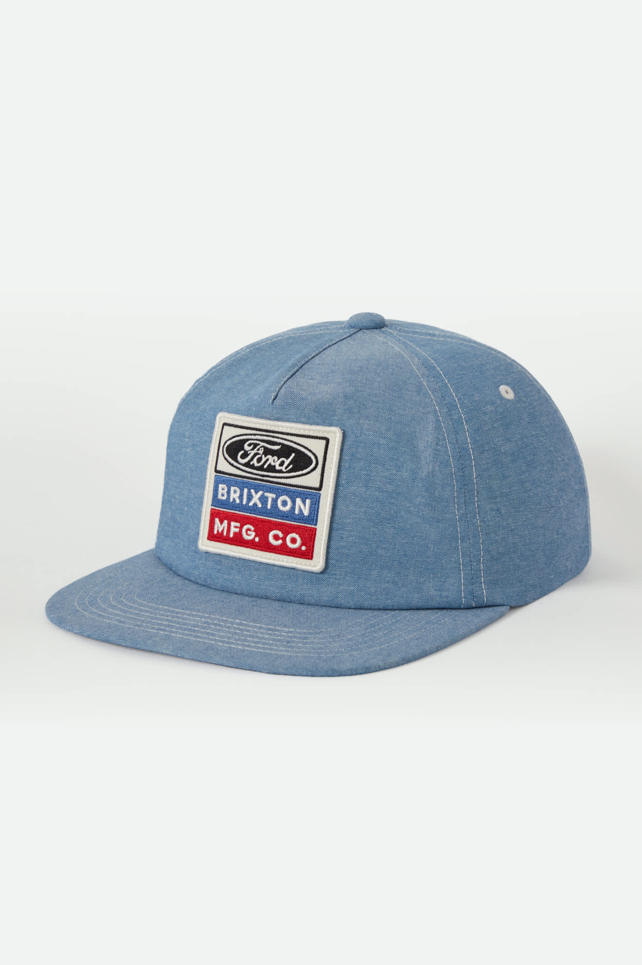 Unisex Ford Service Dept Snapback in the color Blue Chambray - Front Product View