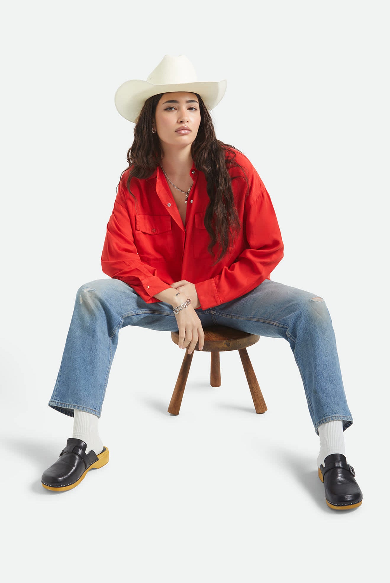 Unisex Laredo Straw Cowboy Hat in the color Bone - Additional Fit image