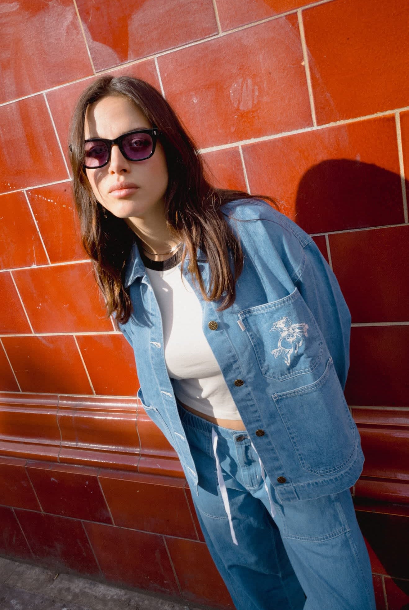Women's Barn Jacket in the color Light Stone Wash - Women's Lifestyle image