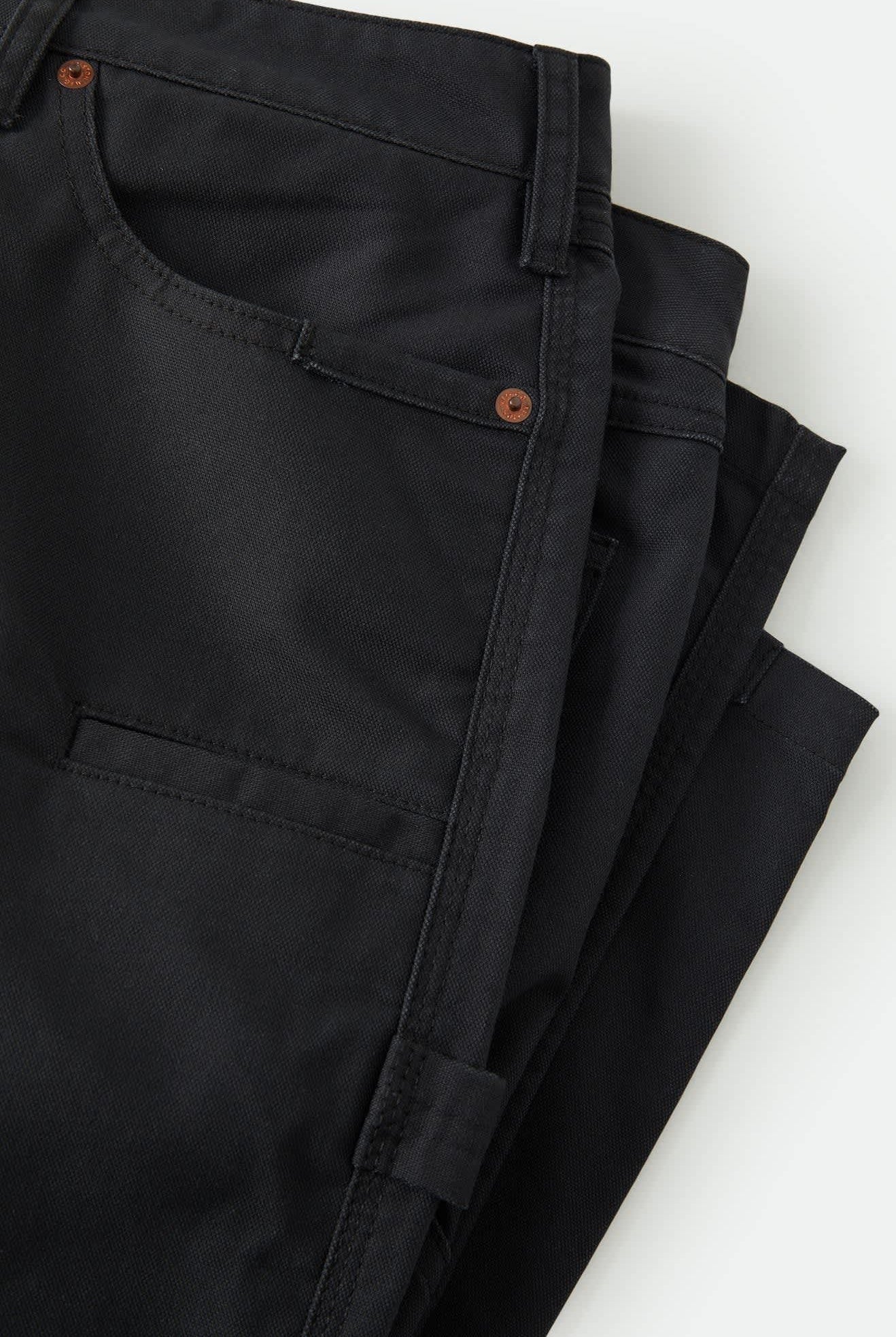 Men's Builders Carpenter Pant in the color Black - Additional Laydown image