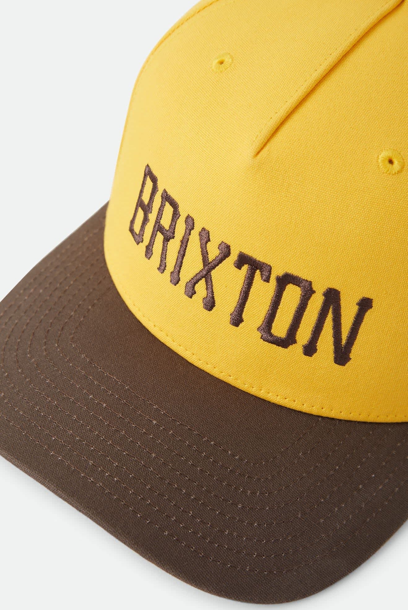 Unisex Homerun Snapback in the color Golden Hour/Walnut Brown - Additional Laydown image