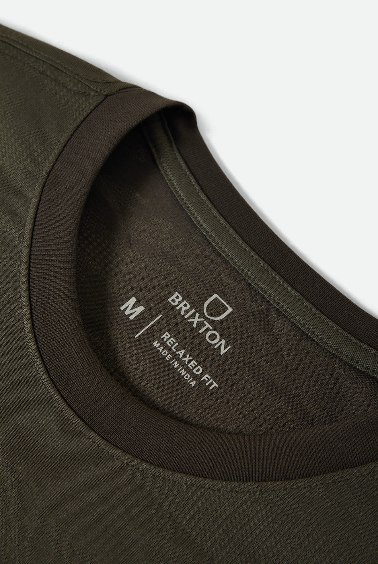 Men's Journey Short Sleeve Pocket T-Shirt in the color Olive Tiger Camo - Additional Laydown image