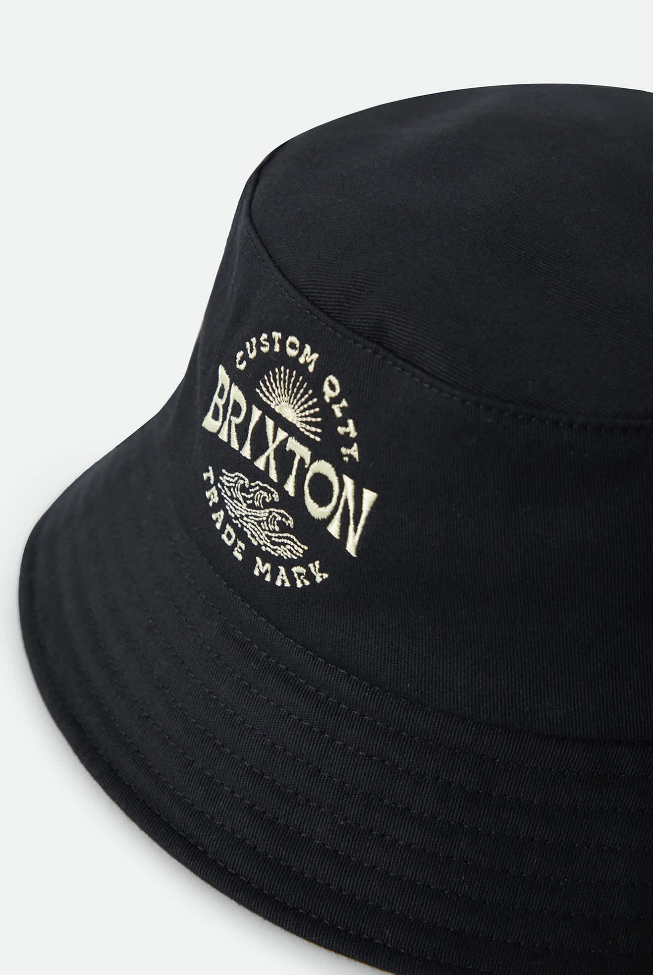 Unisex Current Packable Bucket Hat in the color Black - Additional Laydown image