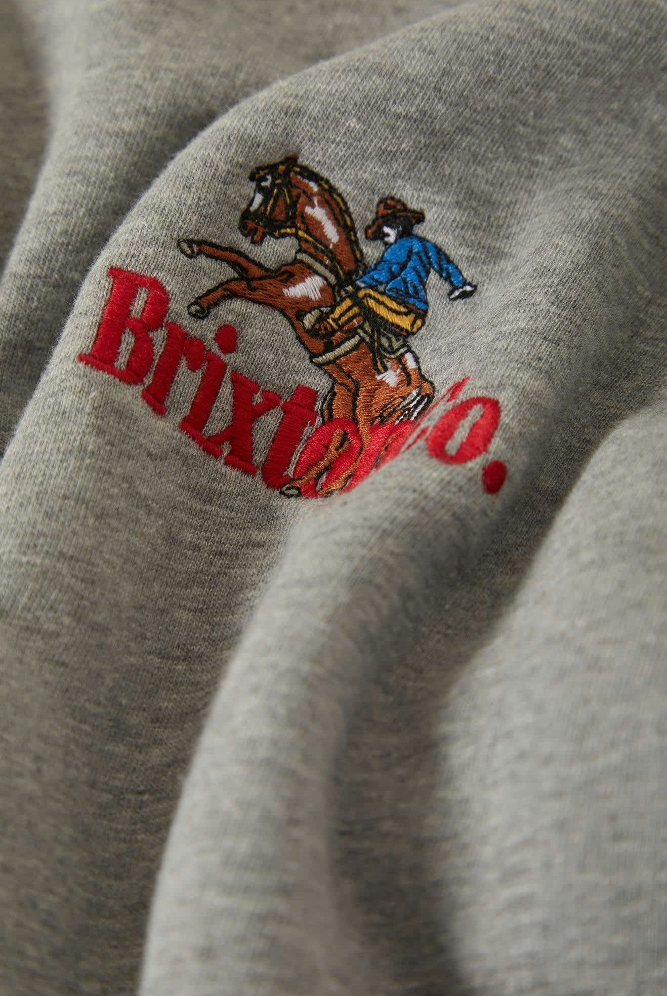 Women's Inwood Women's Oversized Fleece in the color Heather Grey - Additional Laydown image