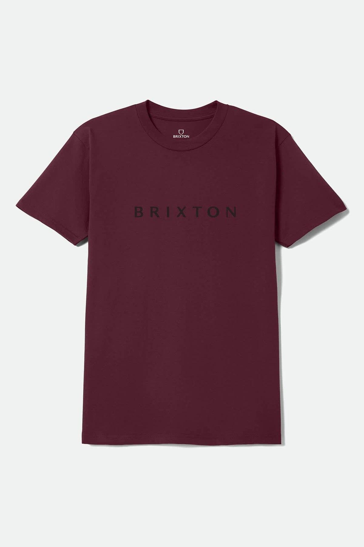 Men's Alpha Line Standard T-Shirt in the color Burgundy - Front Product View
