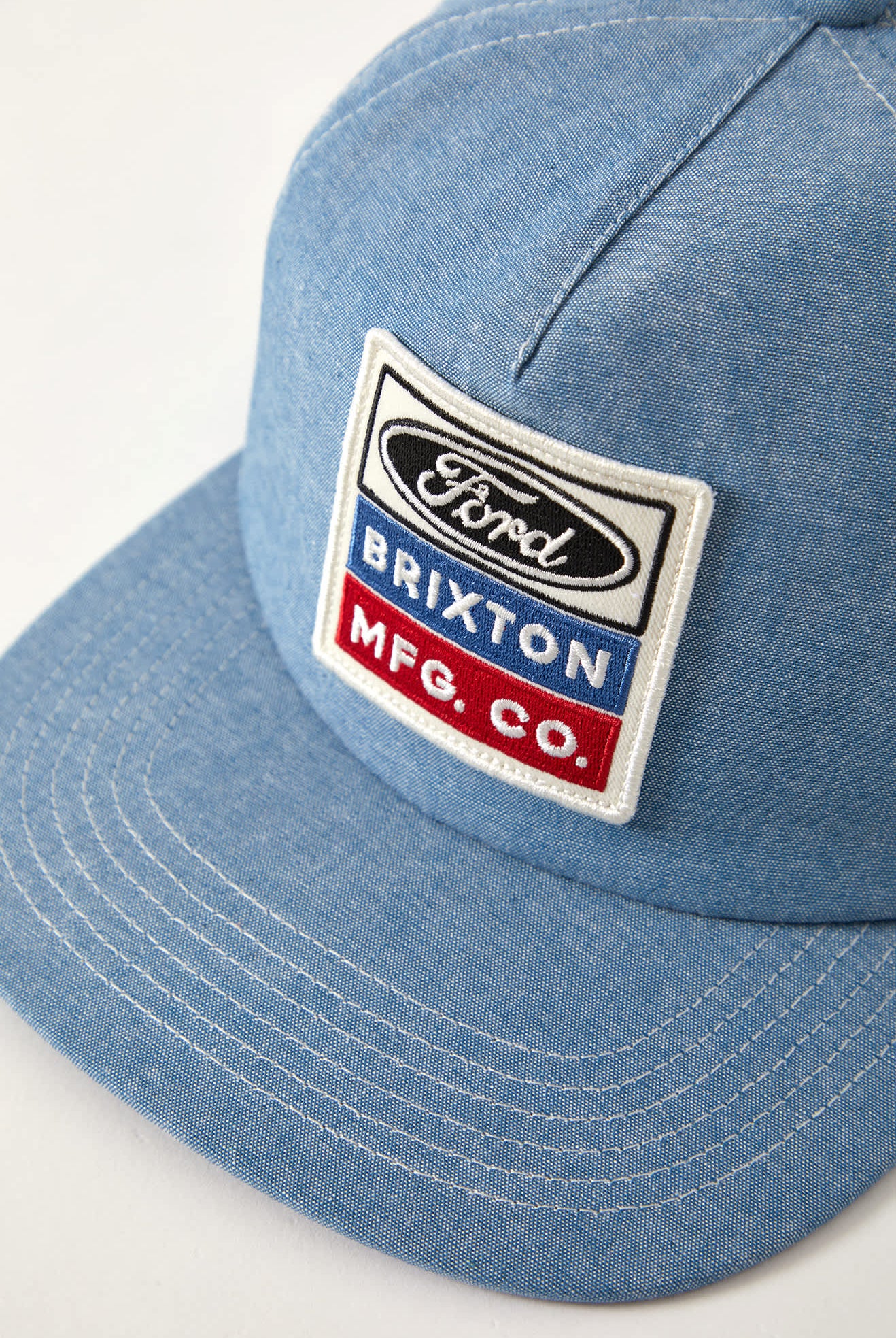 Unisex Ford Service Dept Snapback in the color Blue Chambray - Additional Laydown image