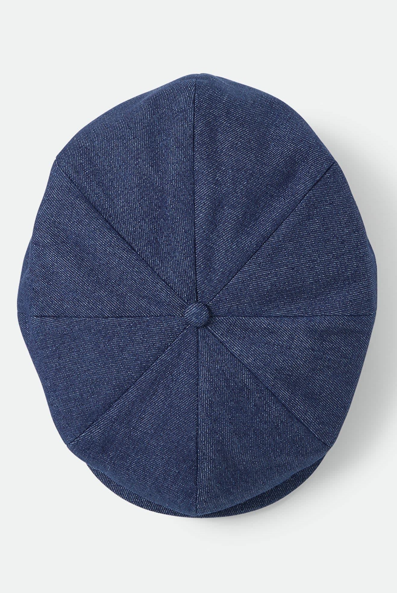 Unisex Brood Baggy Flannel Snap Cap in the color Rinse Denim - Additional Laydown image
