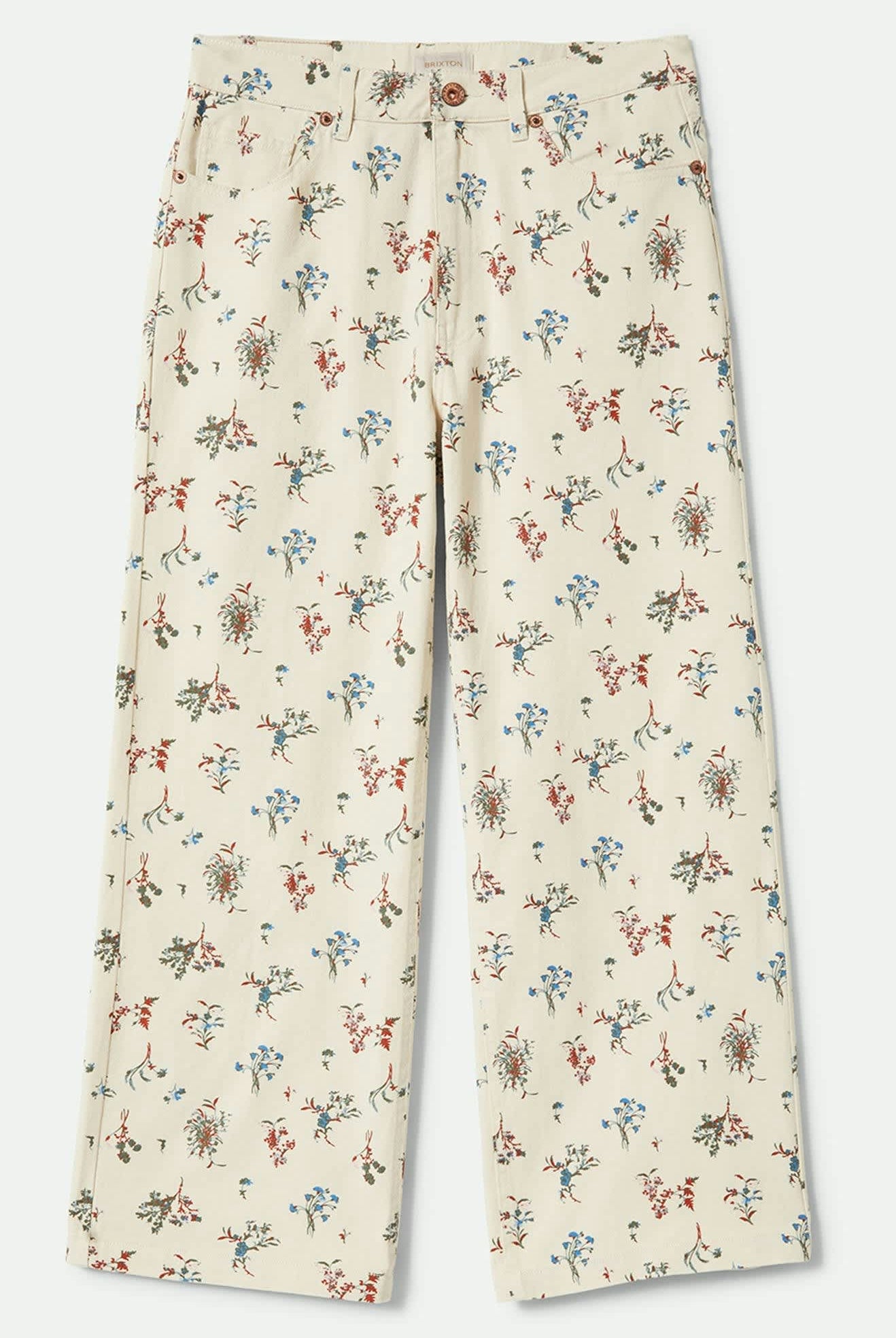 Women's Margo Cropped 5-Pocket Pant in the color Whitecap - Front Product View